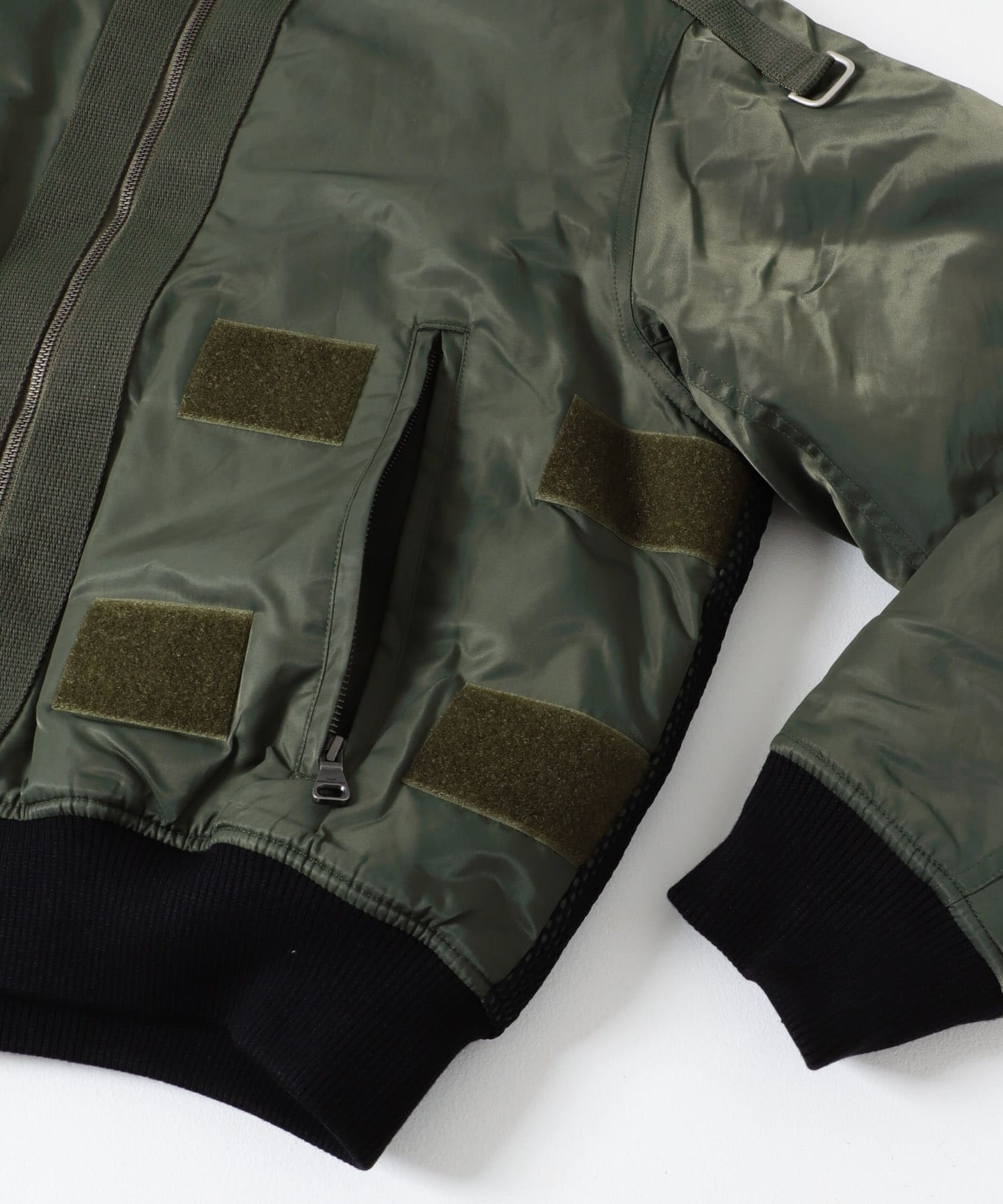 Andersson Bell F/L WASHED BOMBER JACKET(M KHAKI): アウター｜URBAN