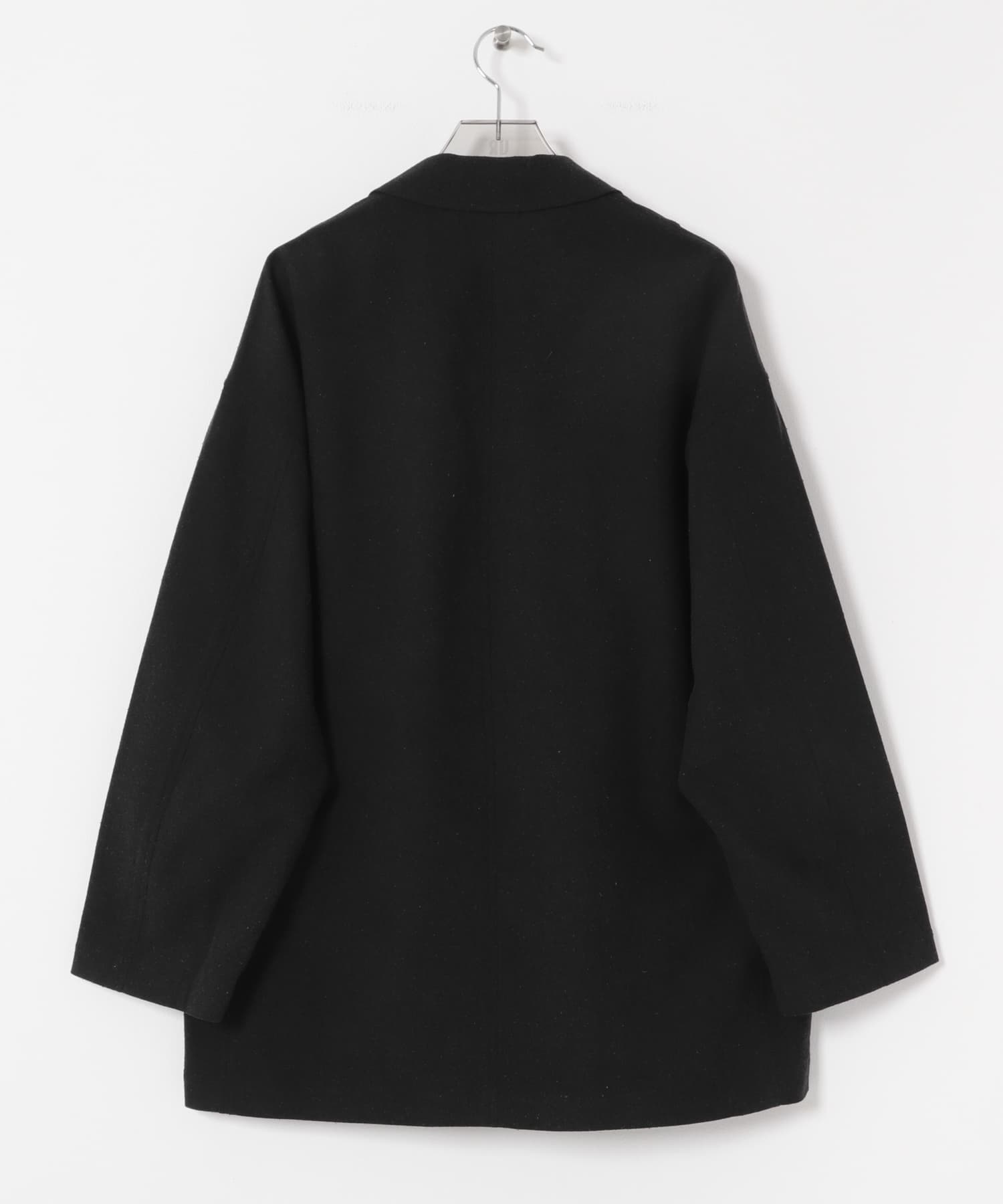 Cale　シルクウールニドムジャケット Black 3