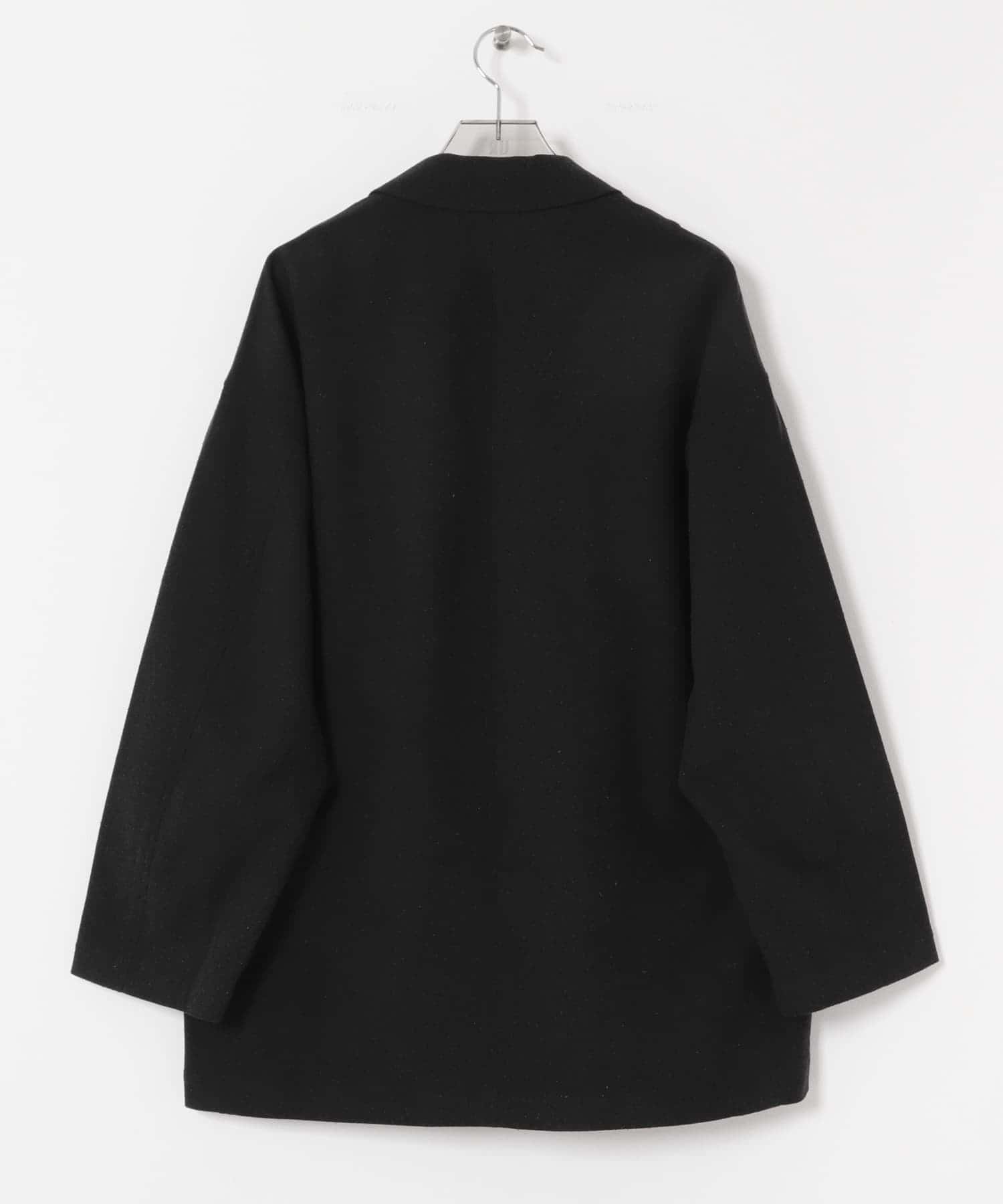 Cale　シルクウールニドムジャケット Black 3