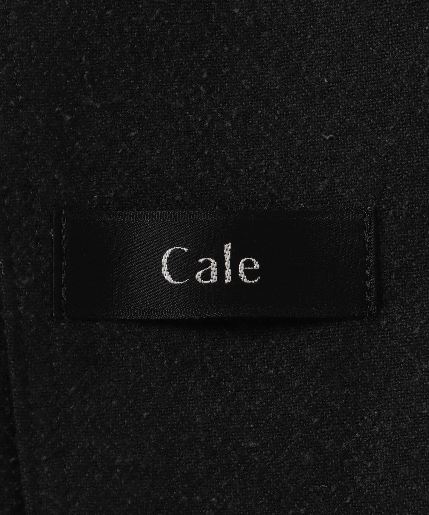 Cale　シルクウールニドムジャケット Black 3