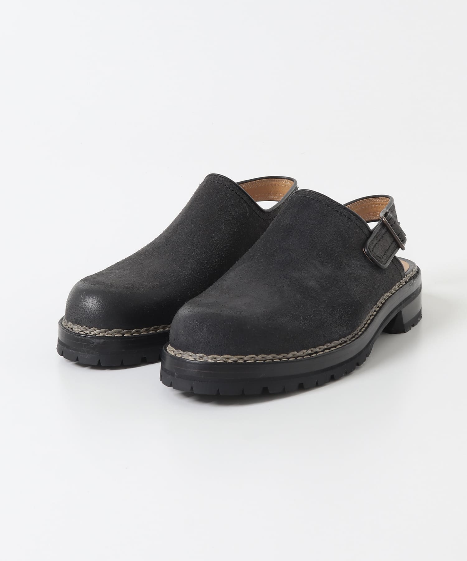 F.LLI Giacometti　Sling Back Nero 40
