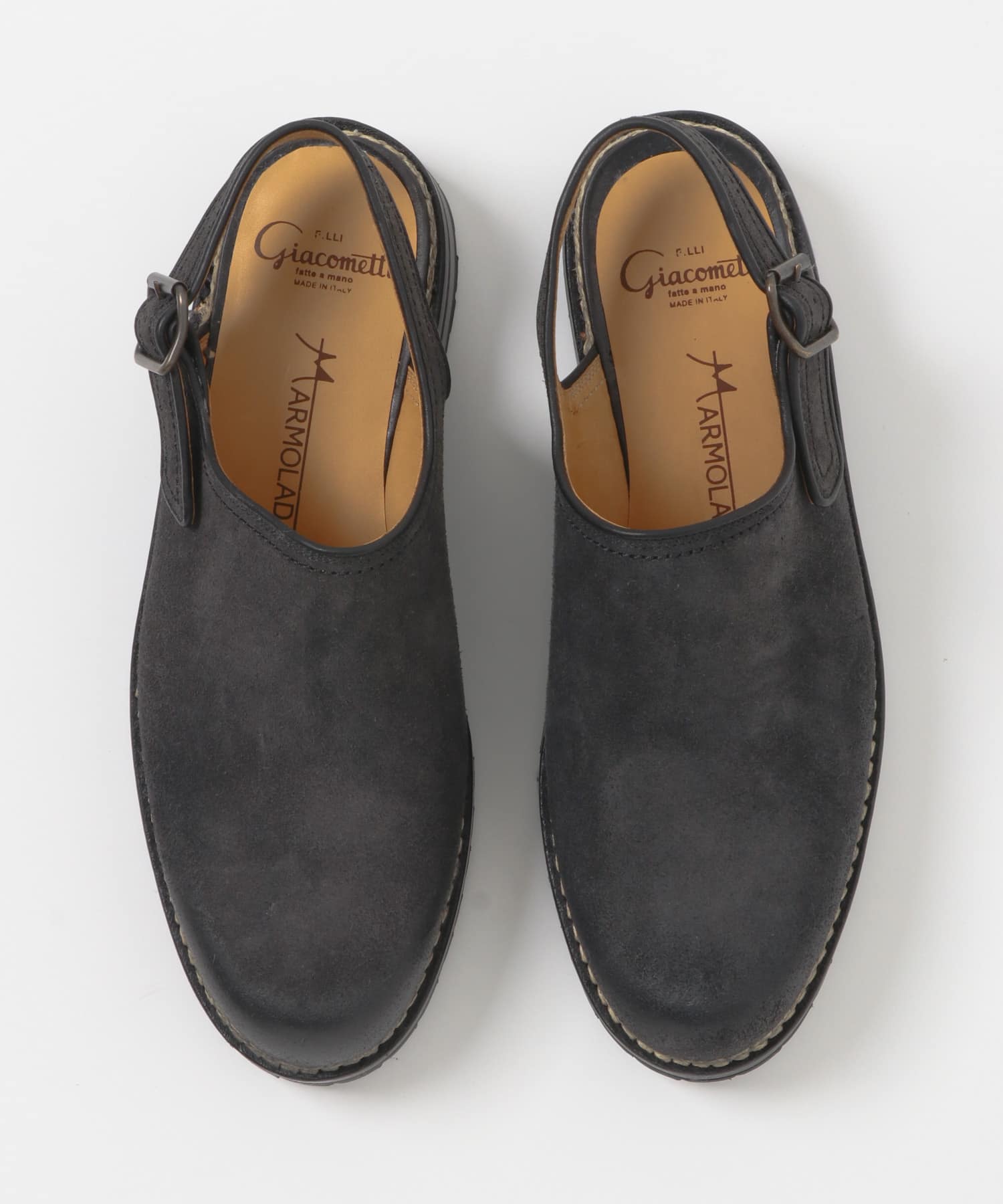 F.LLI Giacometti　Sling Back Nero 40