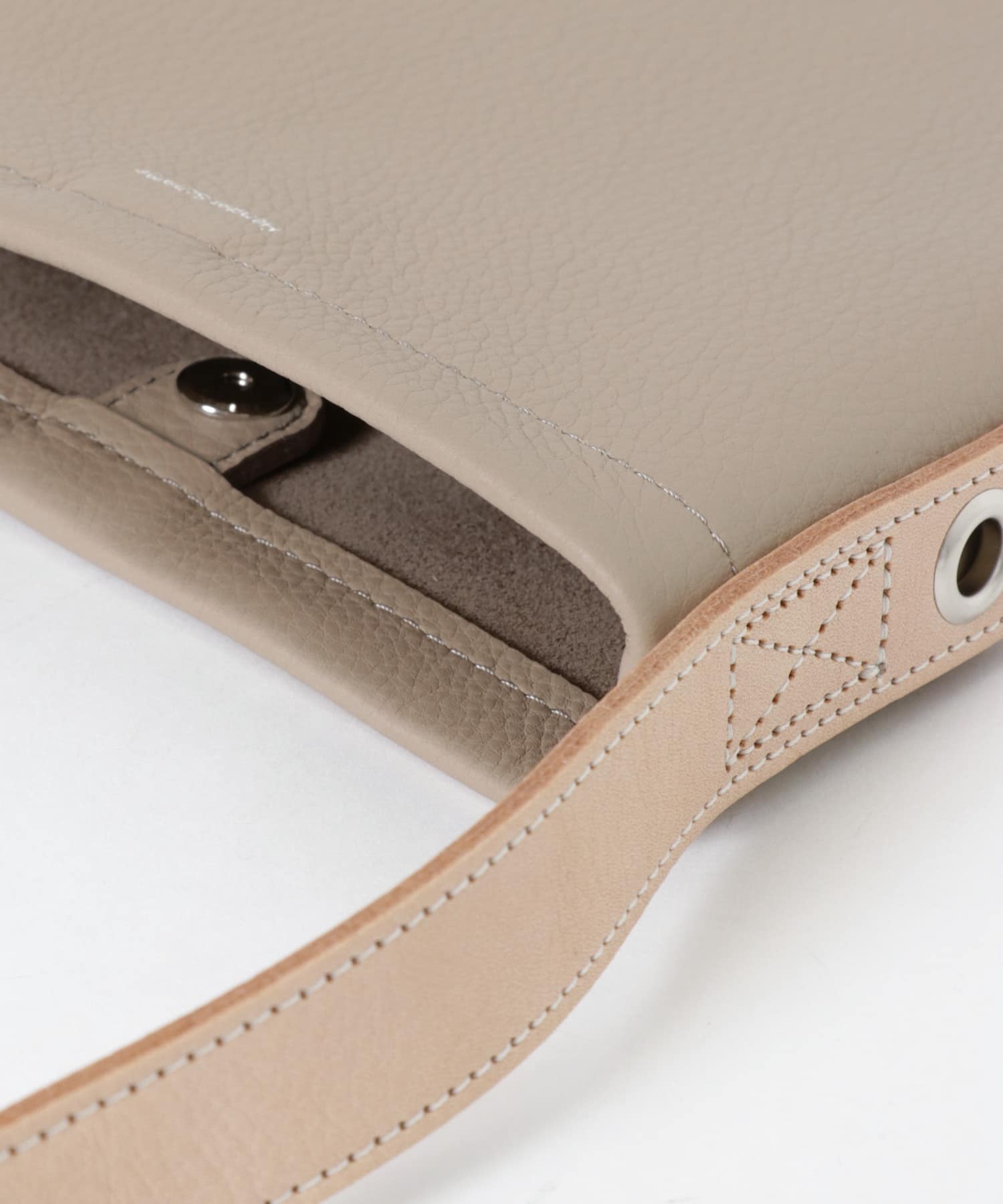 Hender Scheme　one side belt bag small beige FREE