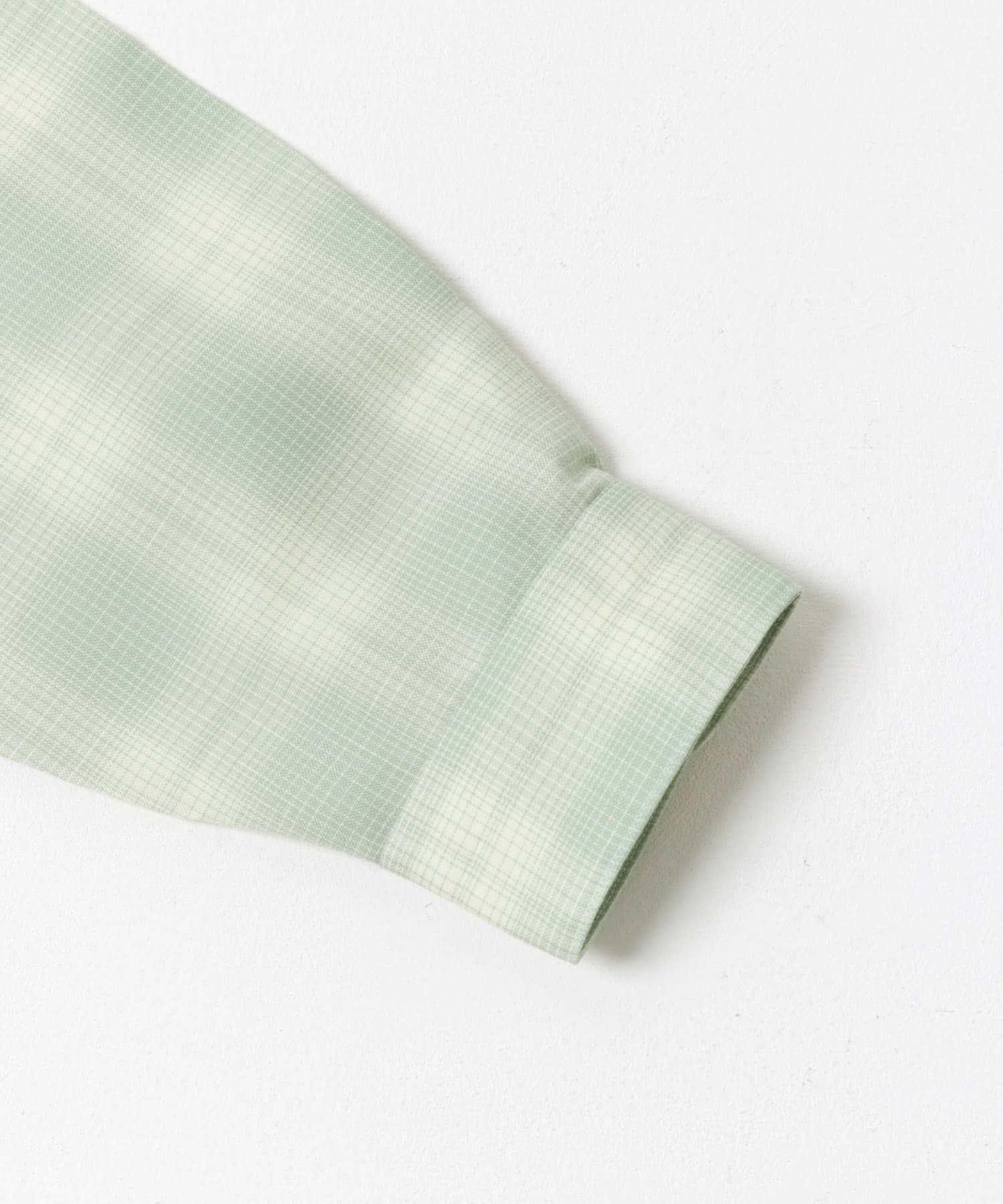 FUJI　WOOL CHECK STANDARD SHIRTS GREEN 5