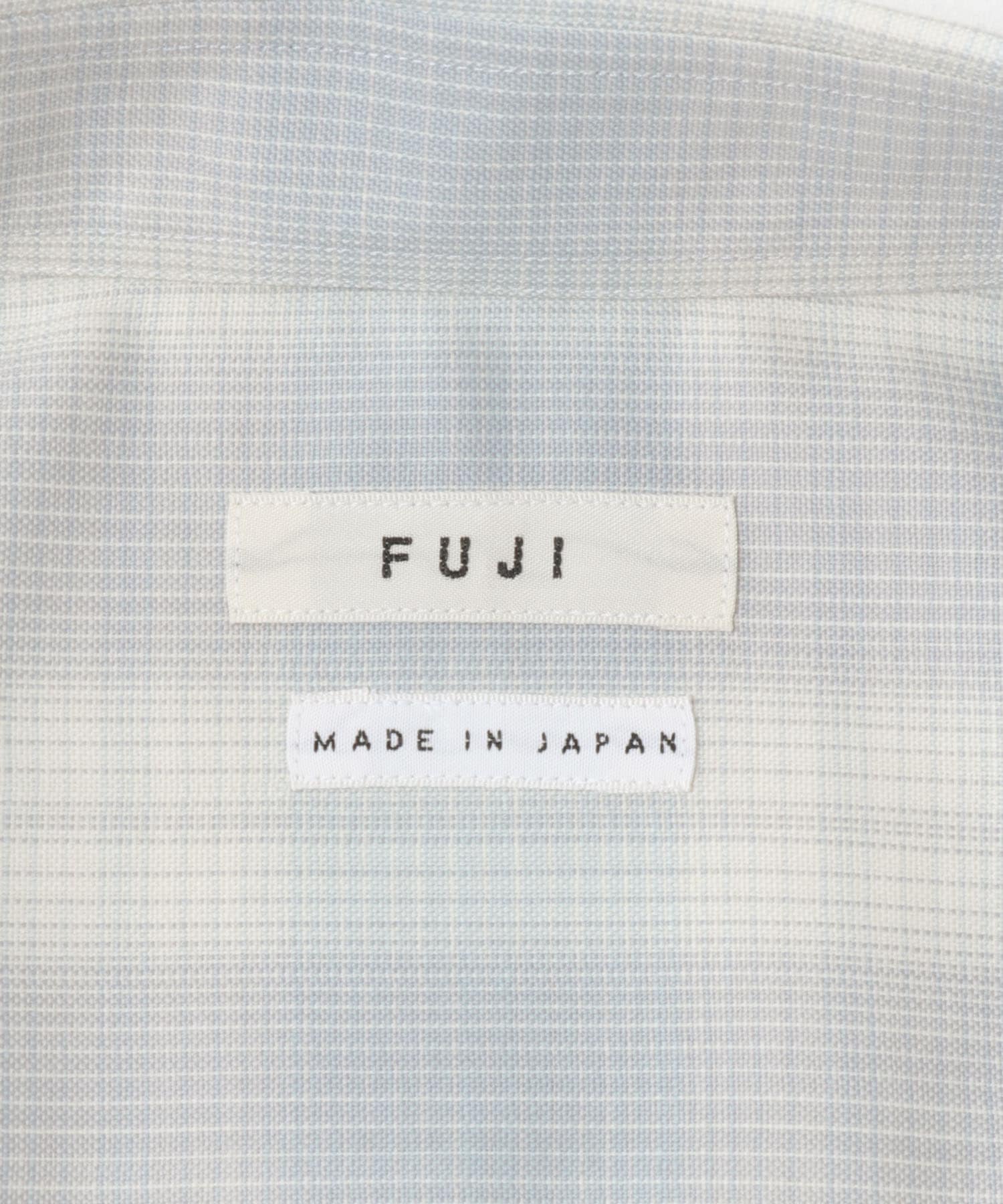 FUJI　WOOL CHECK STANDARD SHIRTS BLUE 5