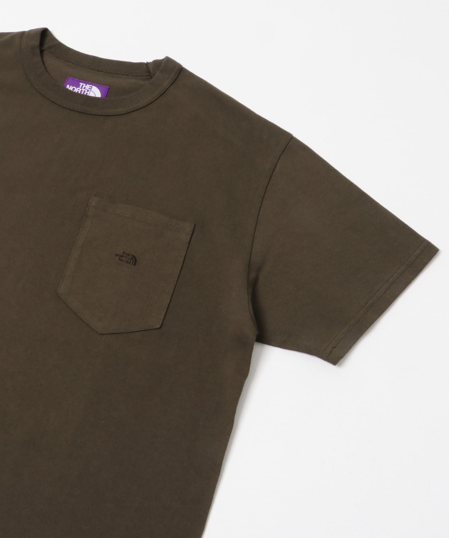 THE NORTH FACE PURPLE LABEL　8OZ FLD POCKET T-SHIRT BR M