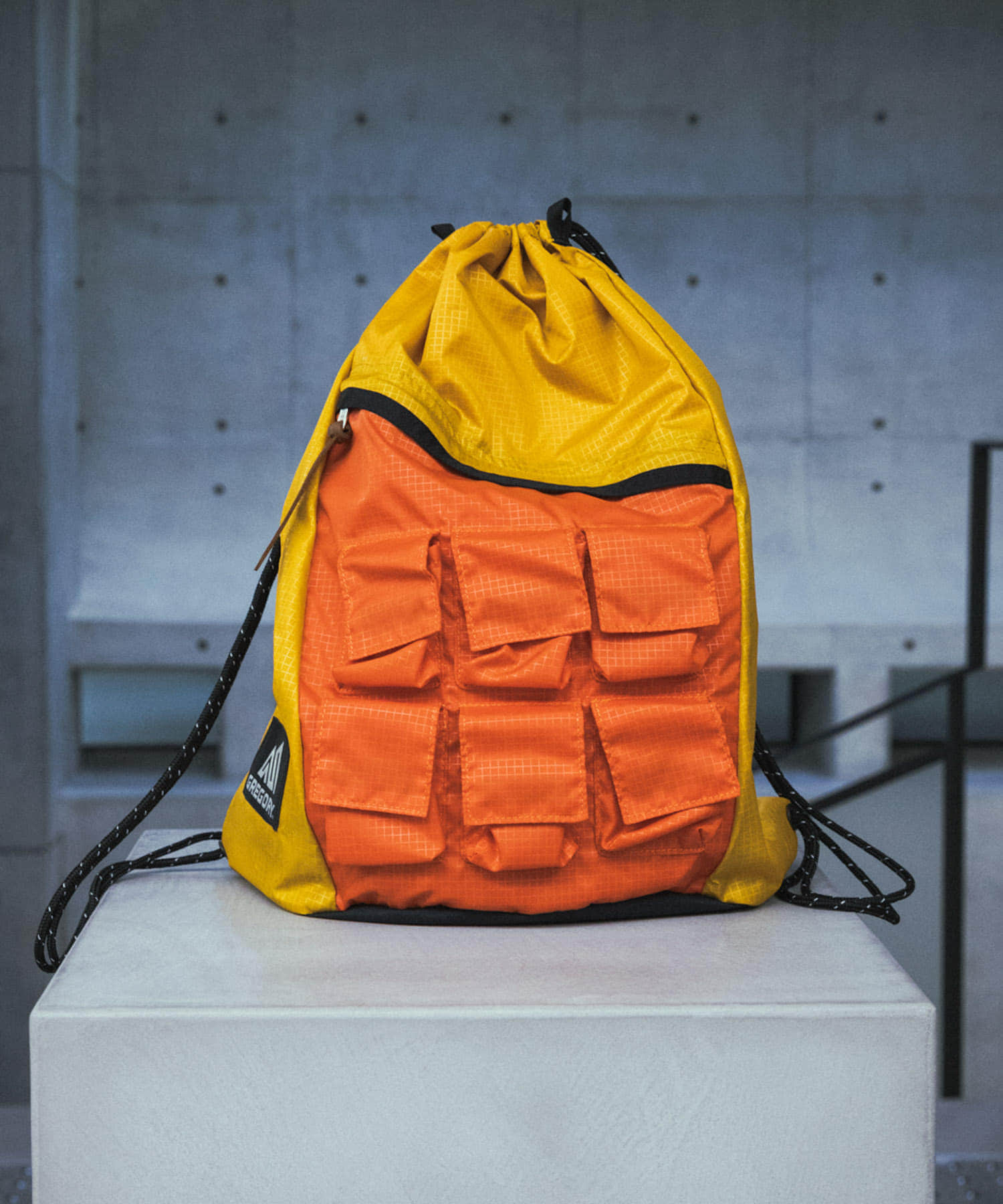 NEXUSVII.×GREGORY　PARASITE KNAPSACK YEL×ORN FREE