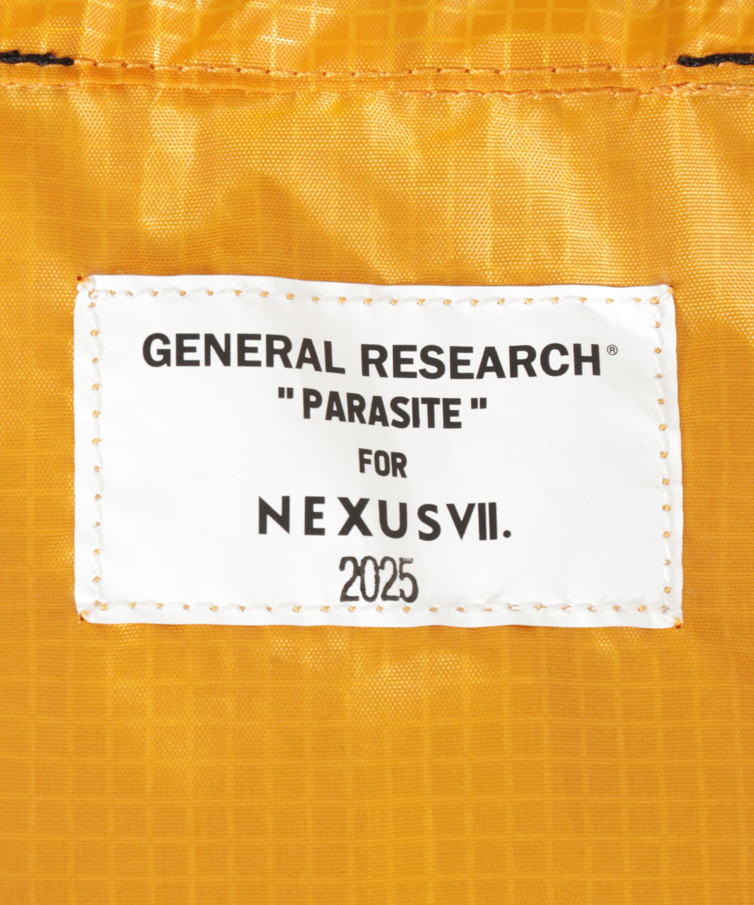 NEXUSVII.×GREGORY　PARASITE KNAPSACK YEL×ORN FREE
