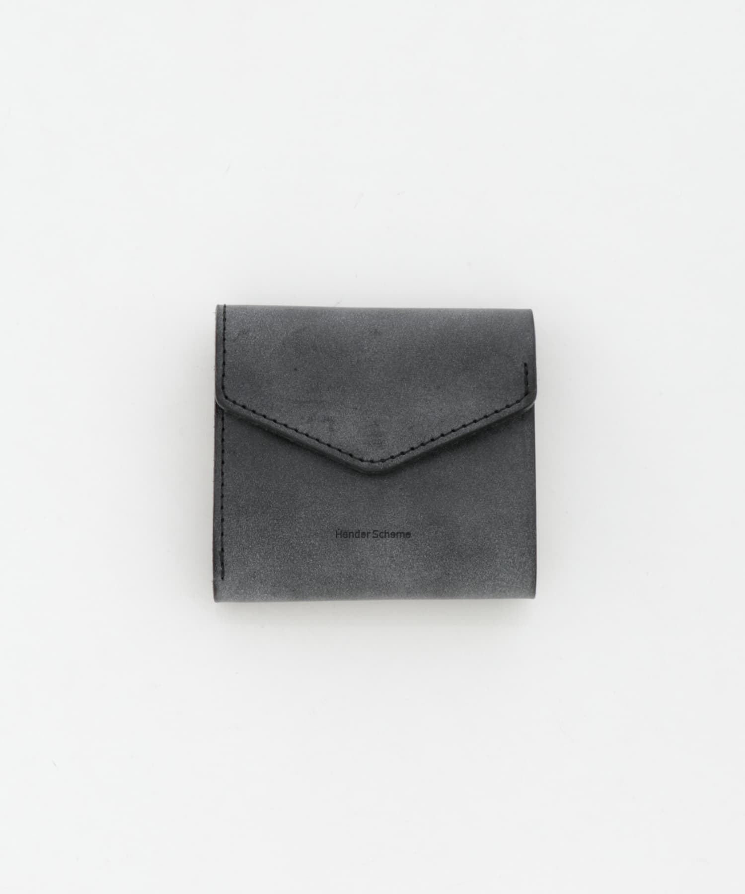 Hender Scheme　flap wallet black FREE