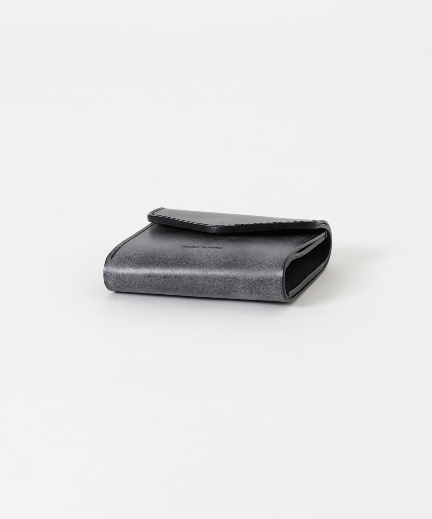 Hender Scheme　flap wallet black FREE
