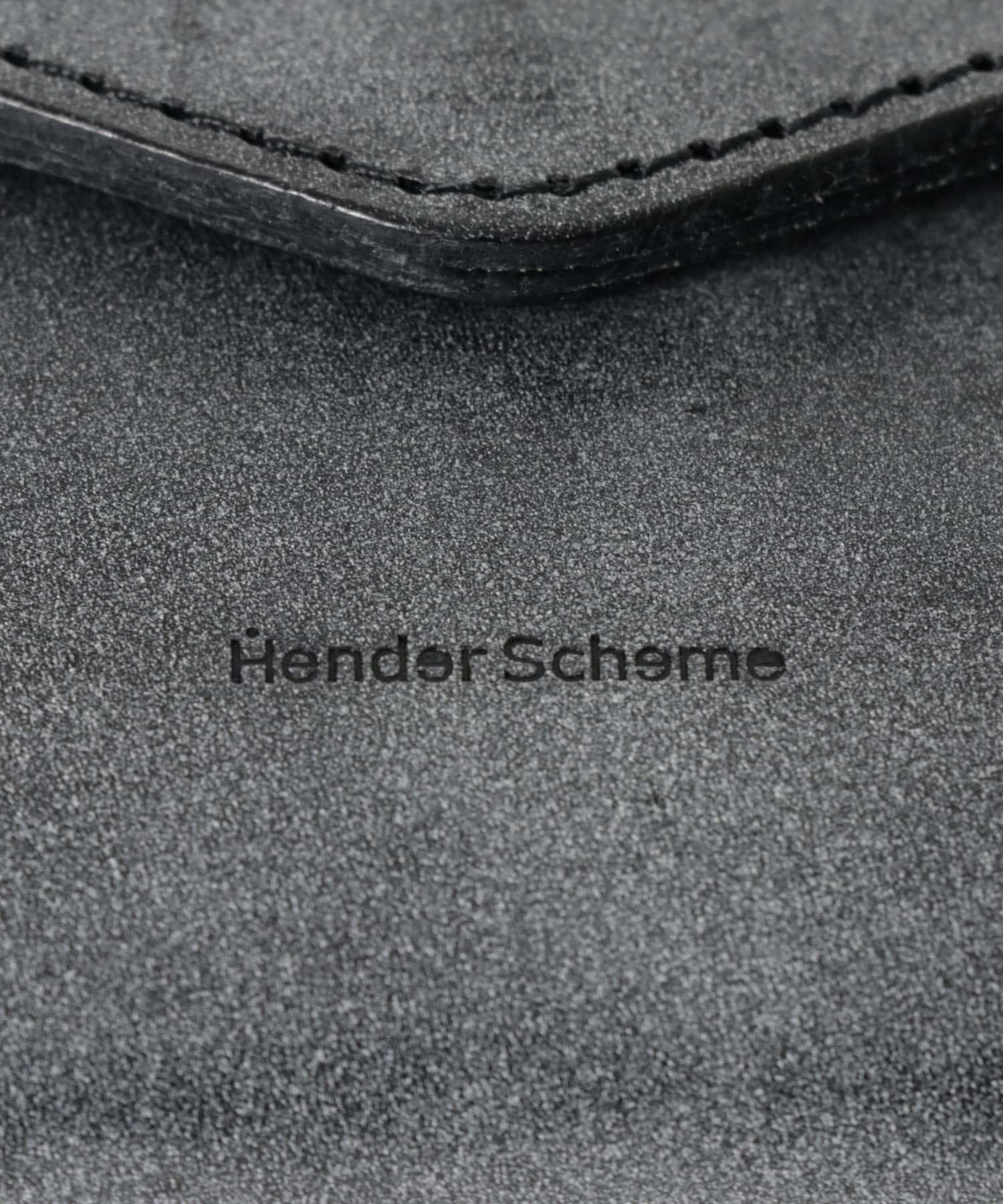 Hender Scheme　flap wallet black FREE
