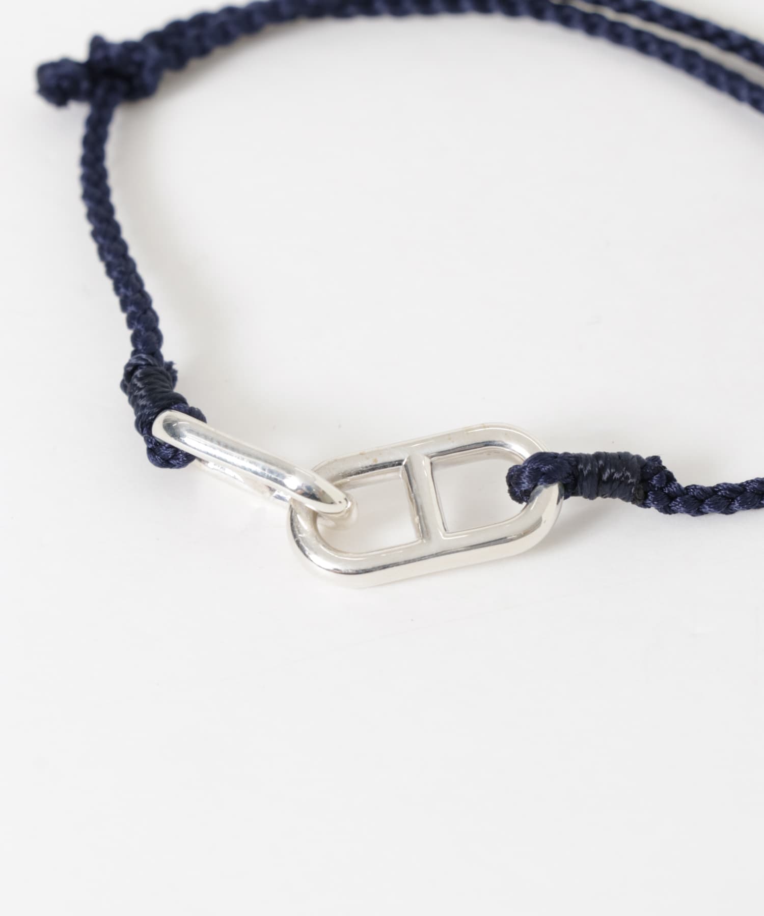 XOLO　Anchor Silk Code Bracelet NAVY FREE