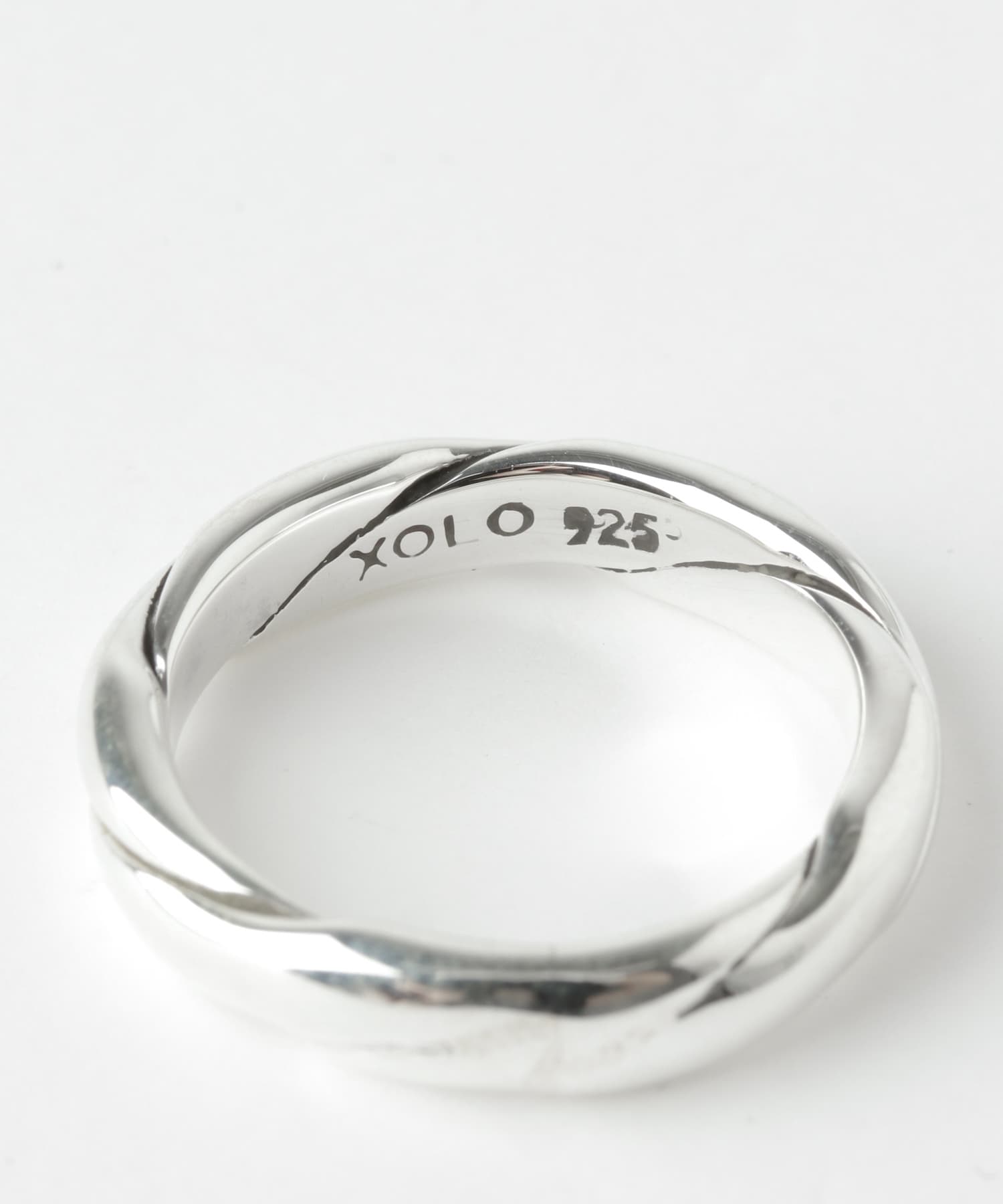 XOLO　Single Twist Ring SILVER L