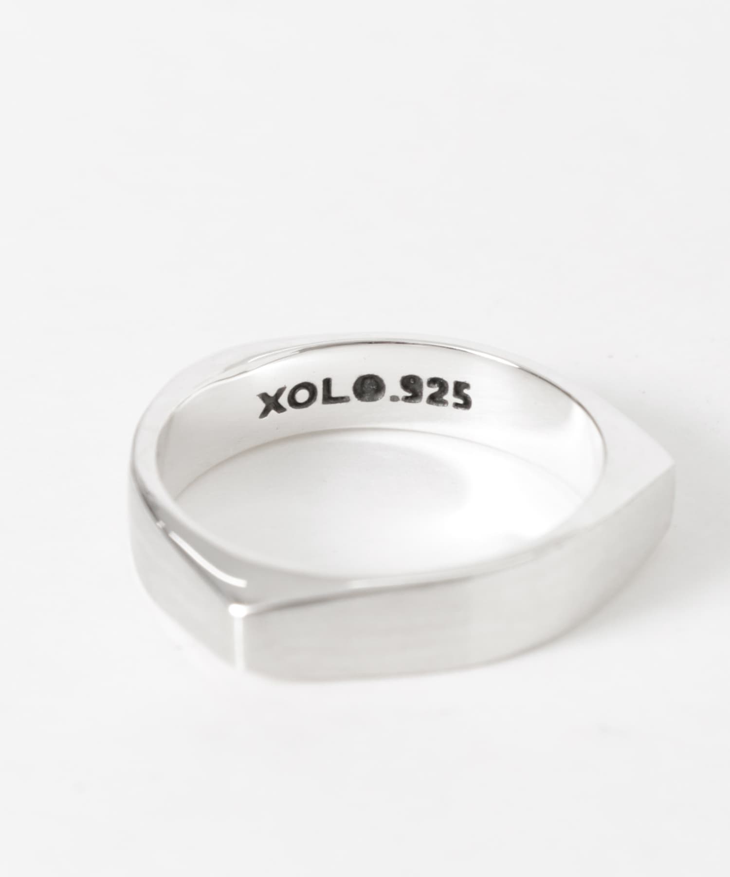 XOLO　Triangle 3D Ring with HL SILVER L