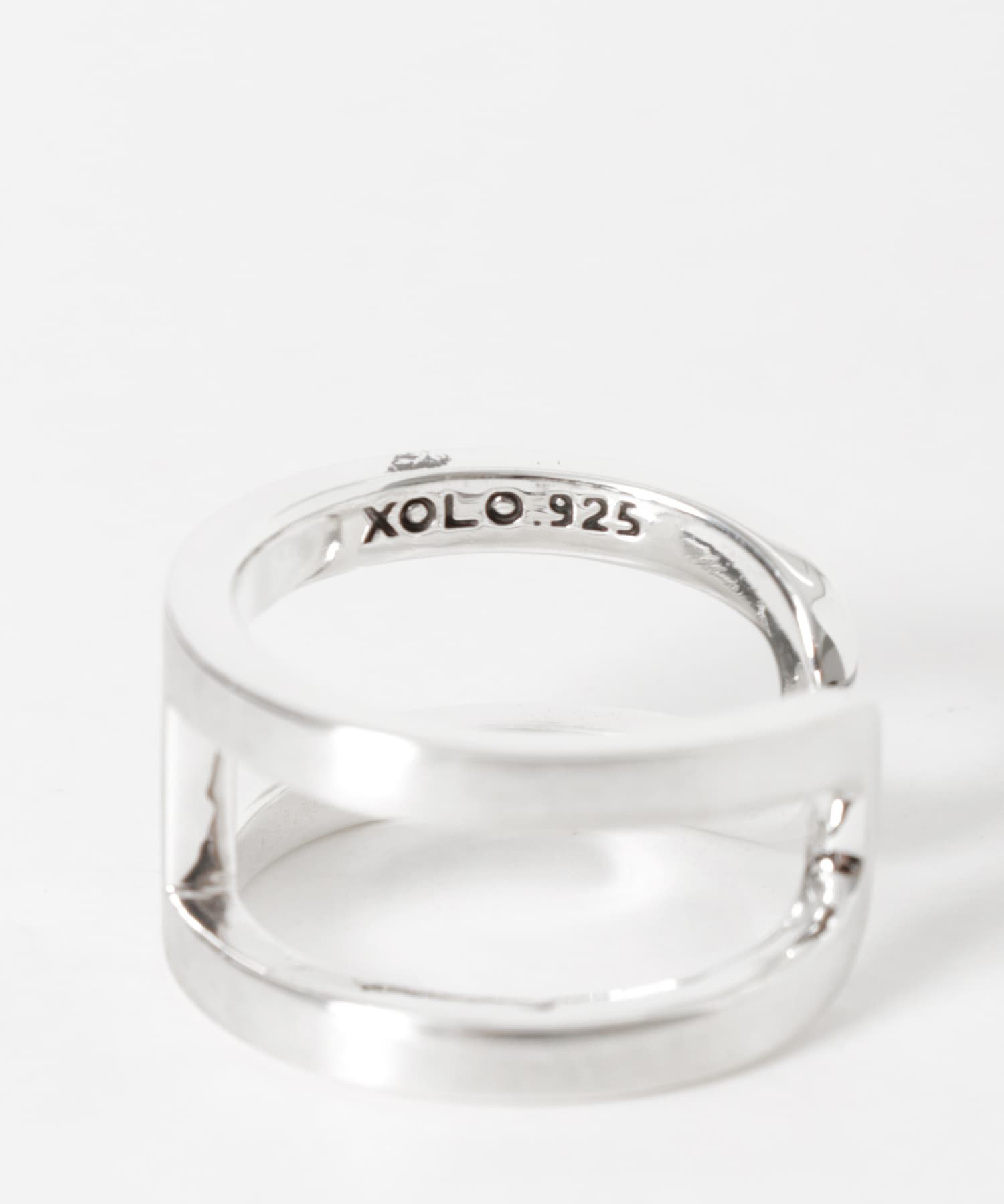 XOLO　H Ring with Hair Line SILVER L
