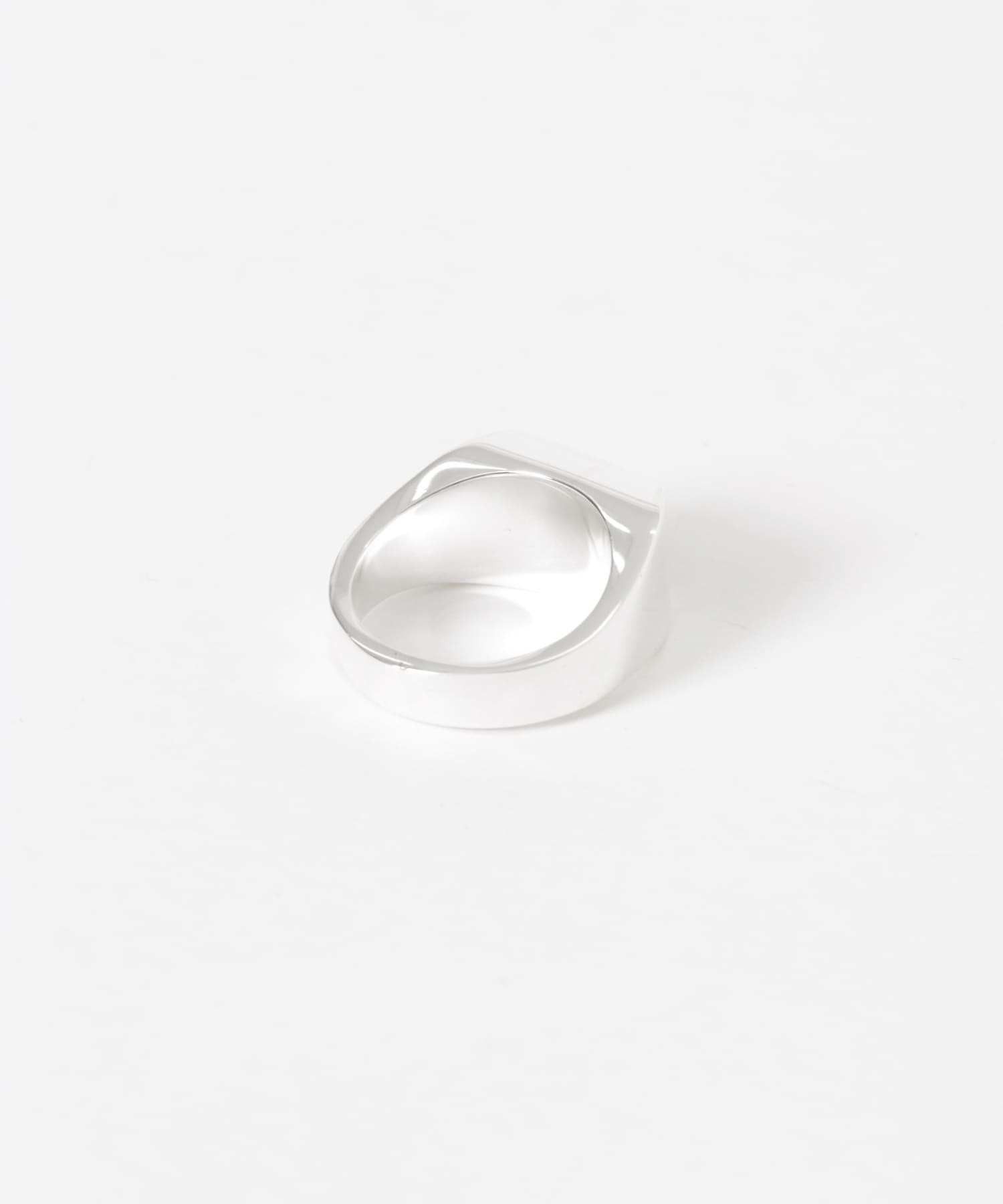 XOLO　Signet Ring S.Gray Flower SILVER L