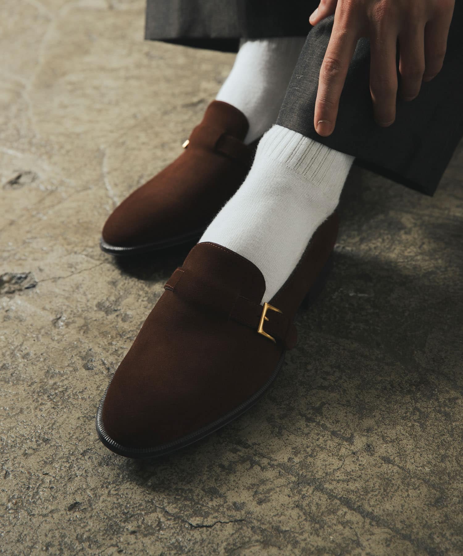 別注』Le Yucca's×URBAN RESEARCH YEB2 LOAFER SUEDE(38 brown