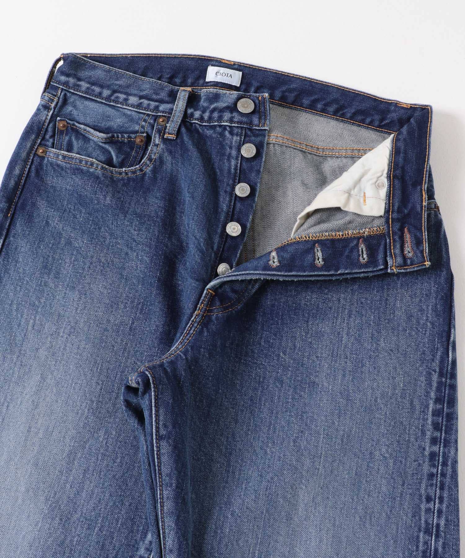 CIOTA　Straight 5 Pocket Pants MDBD 30