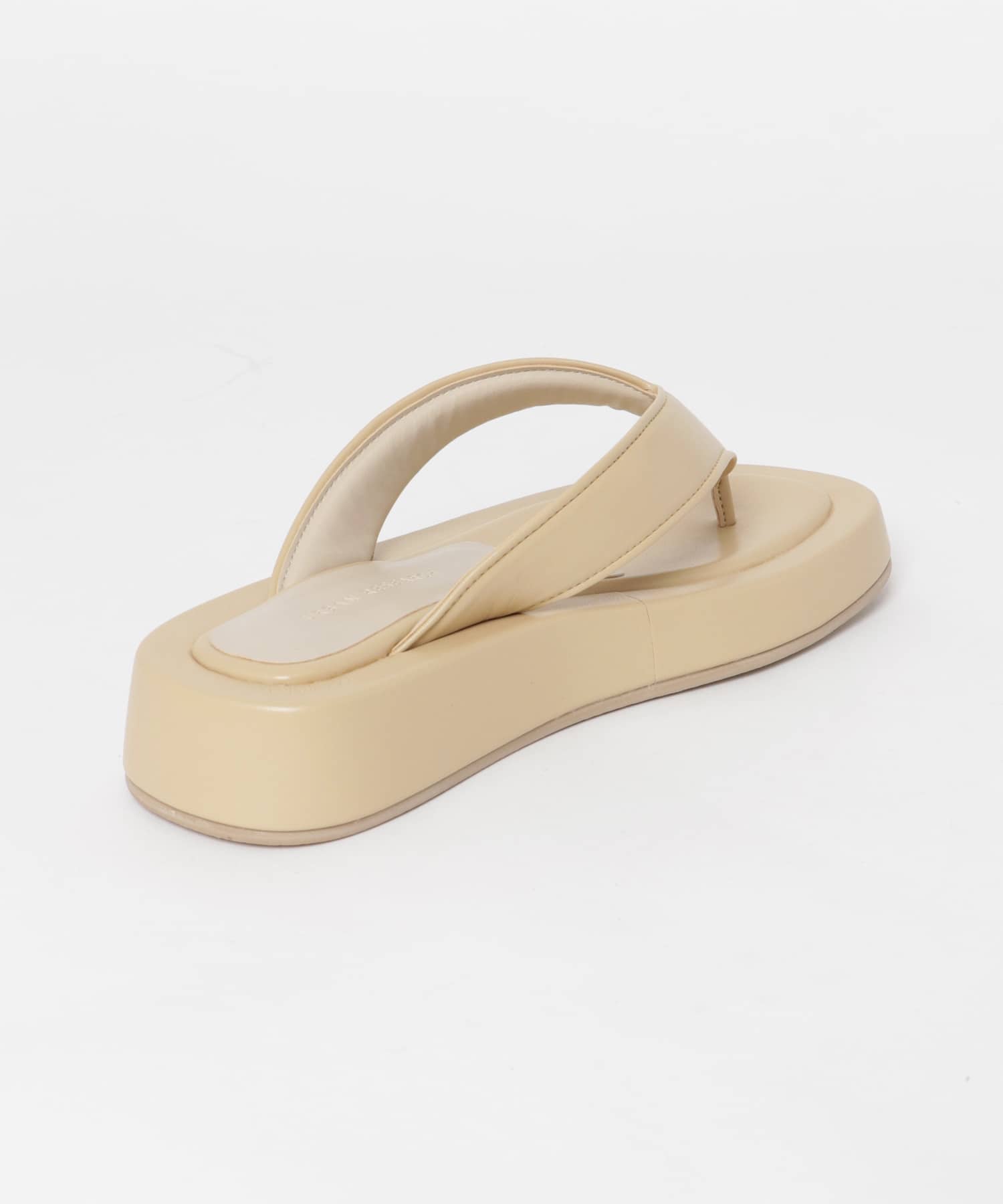 厚底トングサンダル BEIGE 37
