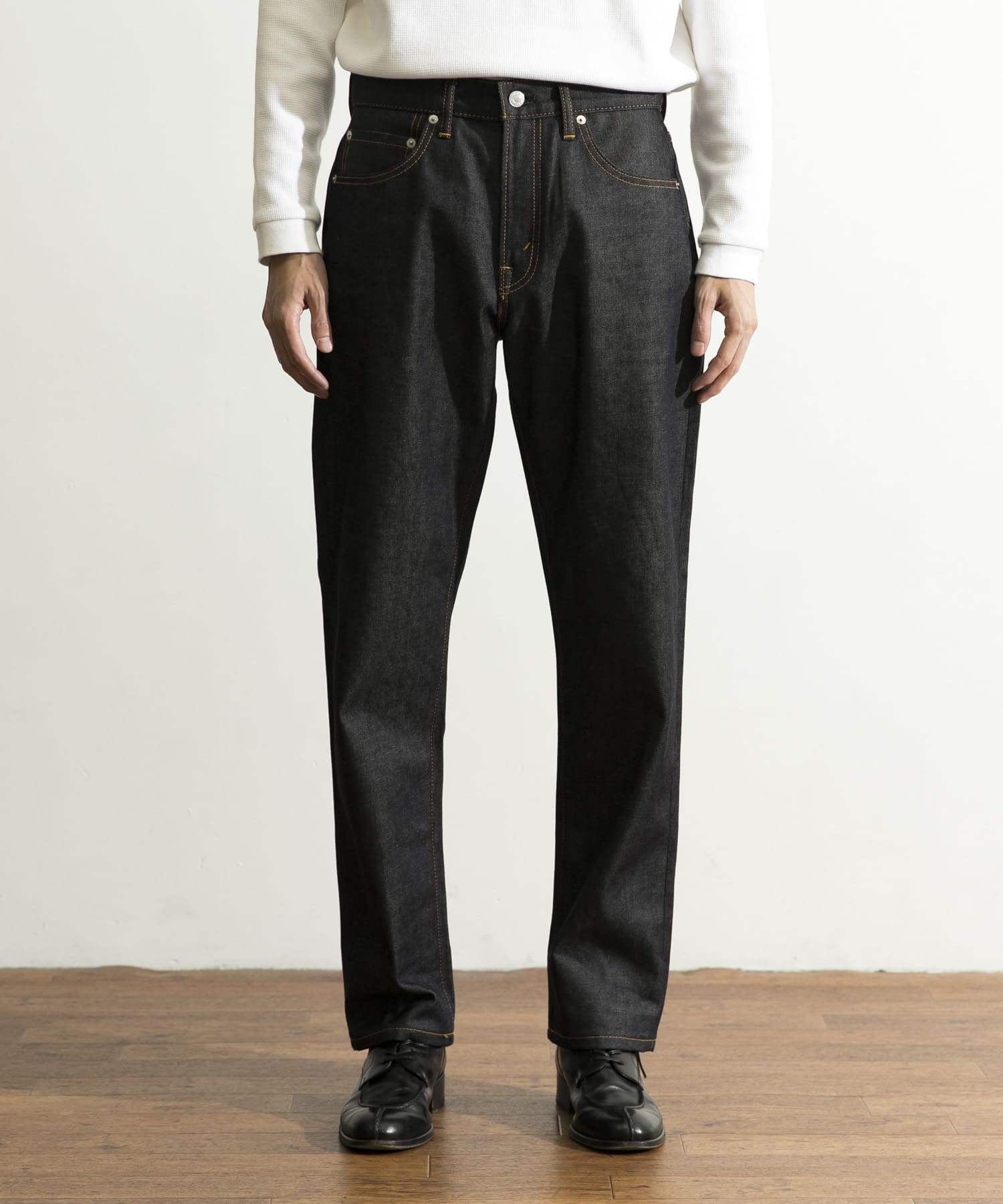 『ユニセックス』スーピマ DENIM パンツスリム #RAMONE　by SHIOTA INDIGO 28