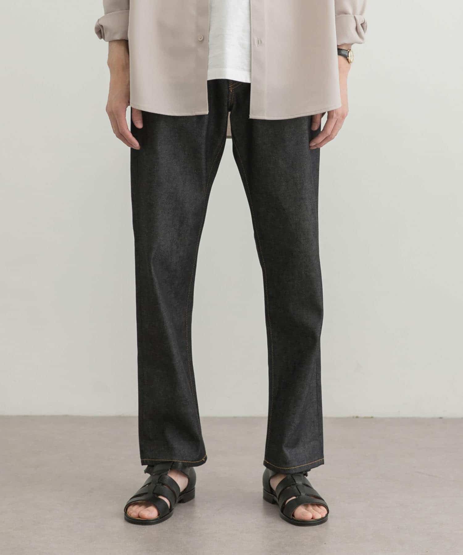 『ユニセックス』スーピマ DENIM パンツスリム #RAMONE　by SHIOTA INDIGO 28