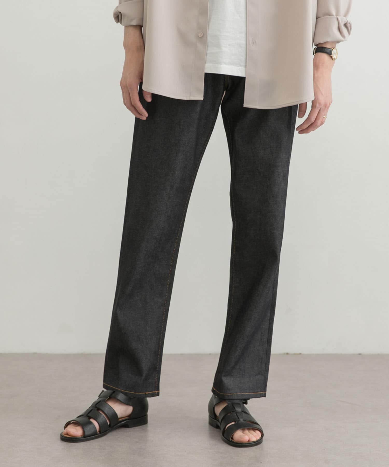 『ユニセックス』スーピマ DENIM パンツスリム #RAMONE　by SHIOTA INDIGO 28