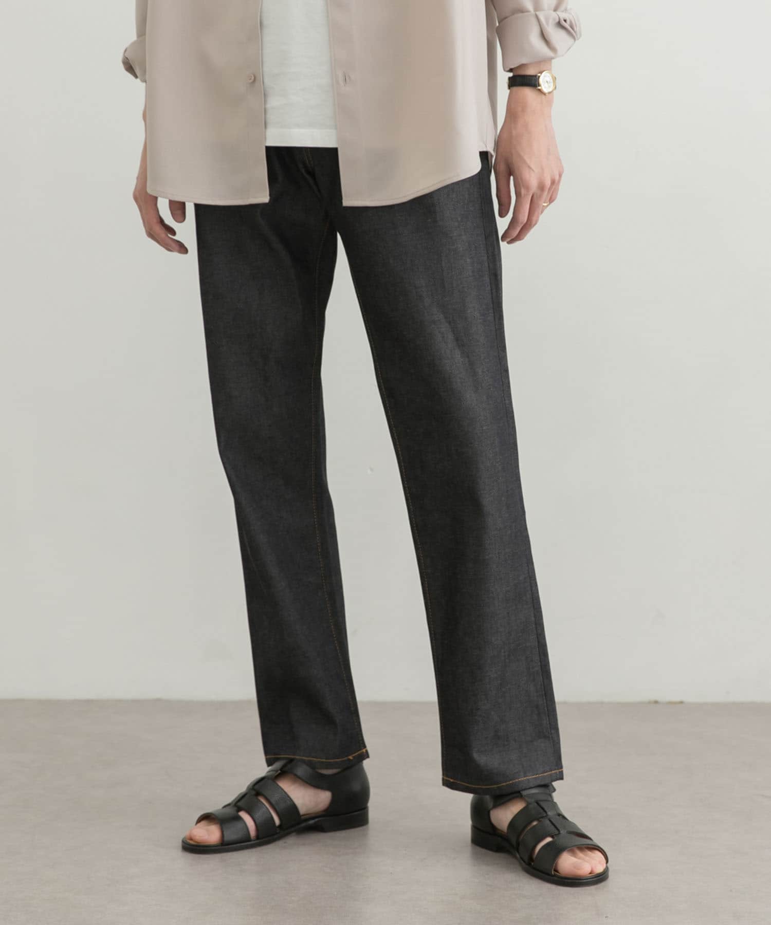 『ユニセックス』スーピマ DENIM パンツスリム #RAMONE　by SHIOTA INDIGO 28