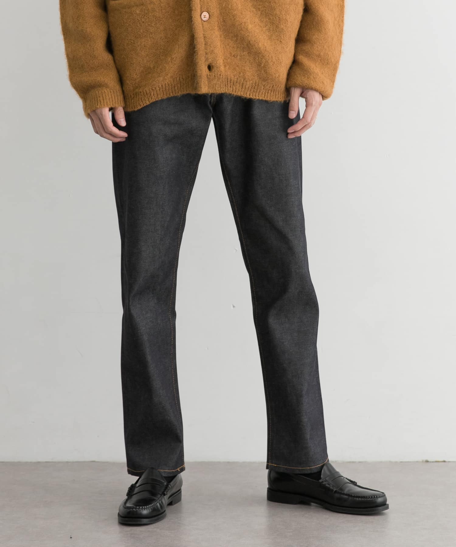 『ユニセックス』スーピマ DENIM パンツスリム #RAMONE　by SHIOTA INDIGO 30