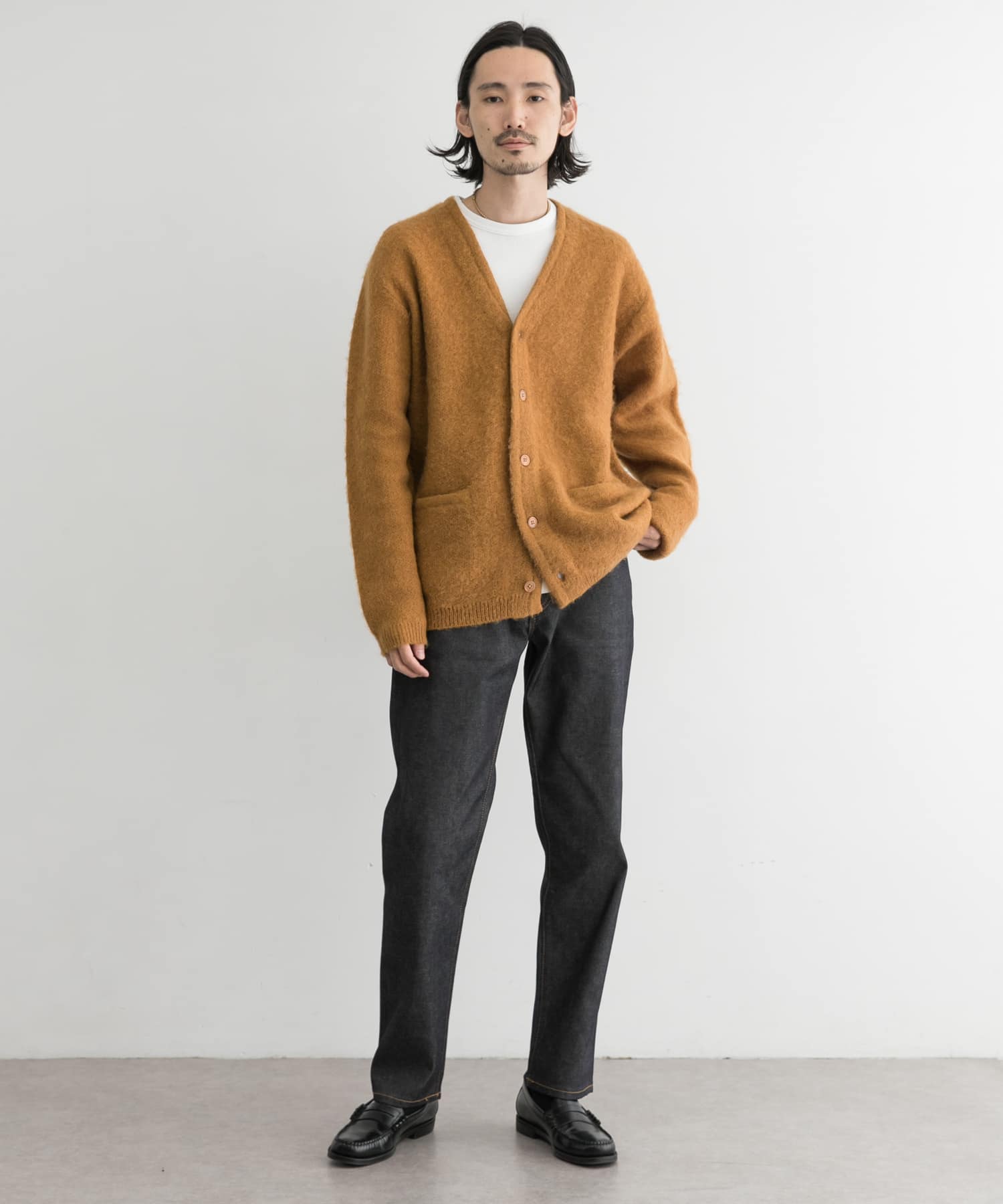 『ユニセックス』スーピマ DENIM パンツスリム #RAMONE　by SHIOTA INDIGO 30