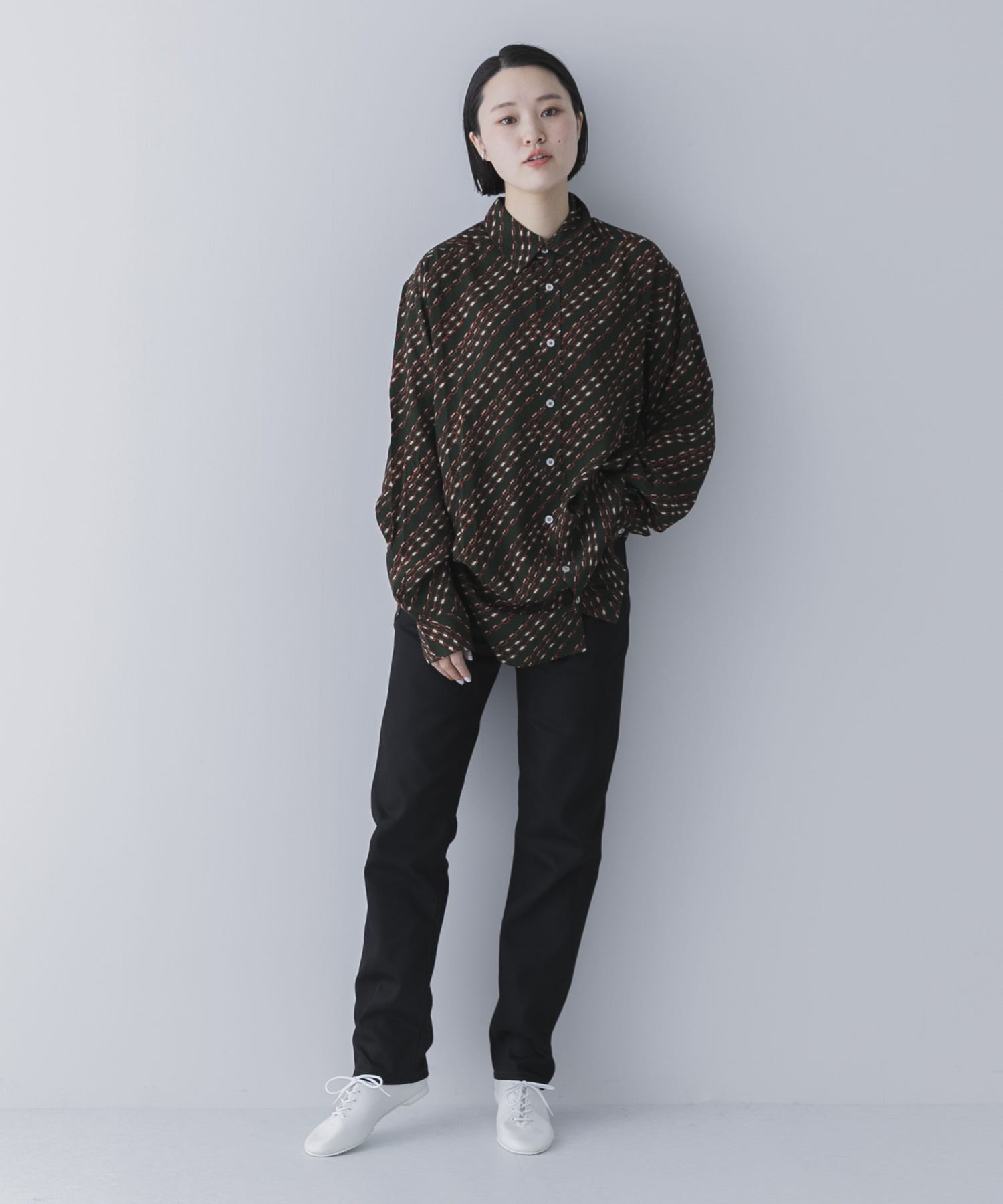 『ユニセックス』スーピマ DENIM パンツスリム #RAMONE　by SHIOTA BLACK 30