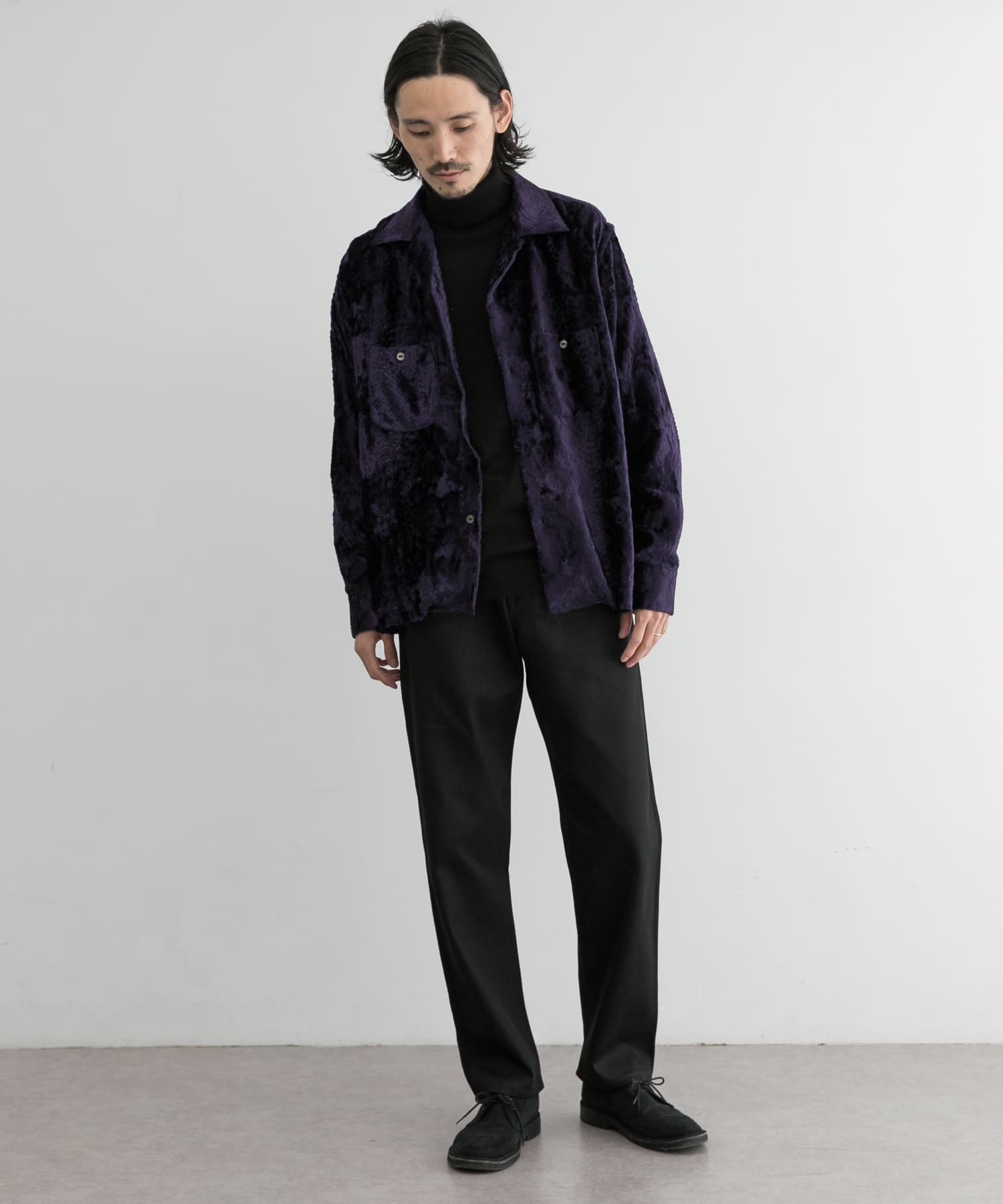 『ユニセックス』スーピマ DENIM パンツスリム #RAMONE　by SHIOTA BLACK 32