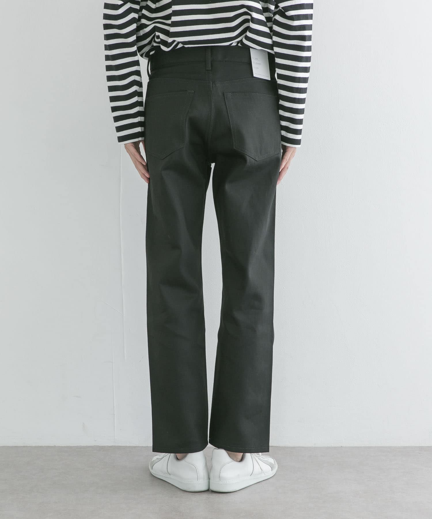 『ユニセックス』スーピマ DENIM パンツスリム #RAMONE　by SHIOTA BLACK 34