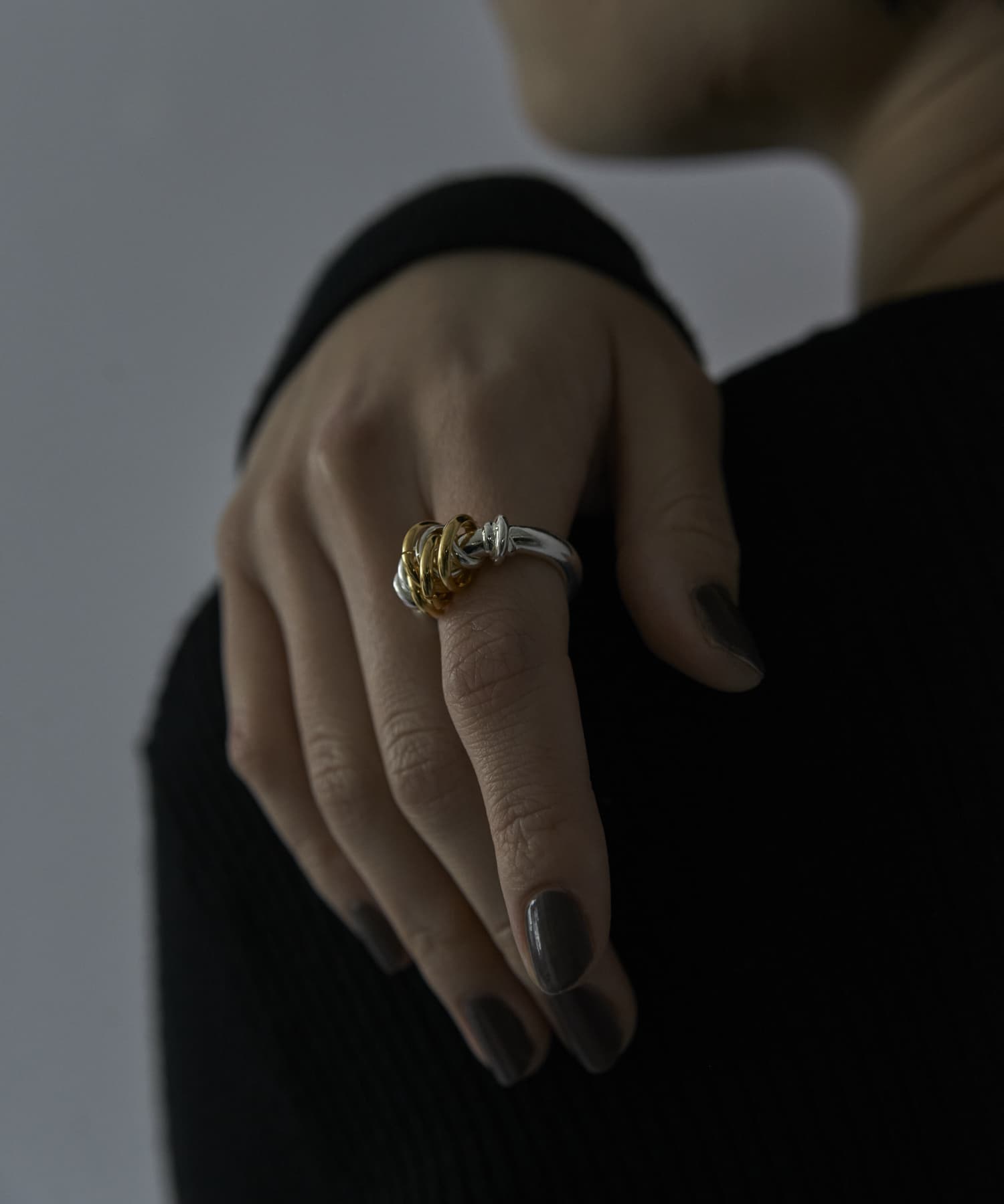 LAPUIS　Coil Aroundリング MIX 11