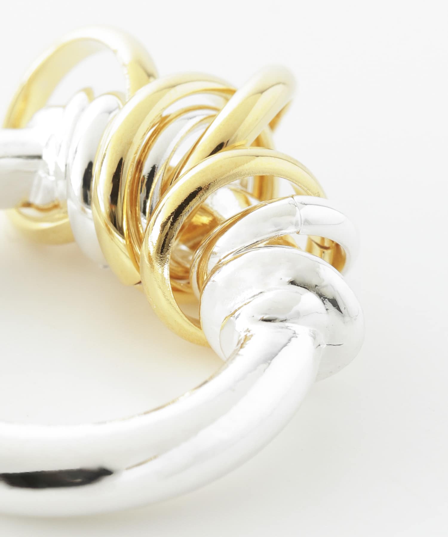 LAPUIS　Coil Aroundリング MIX 11