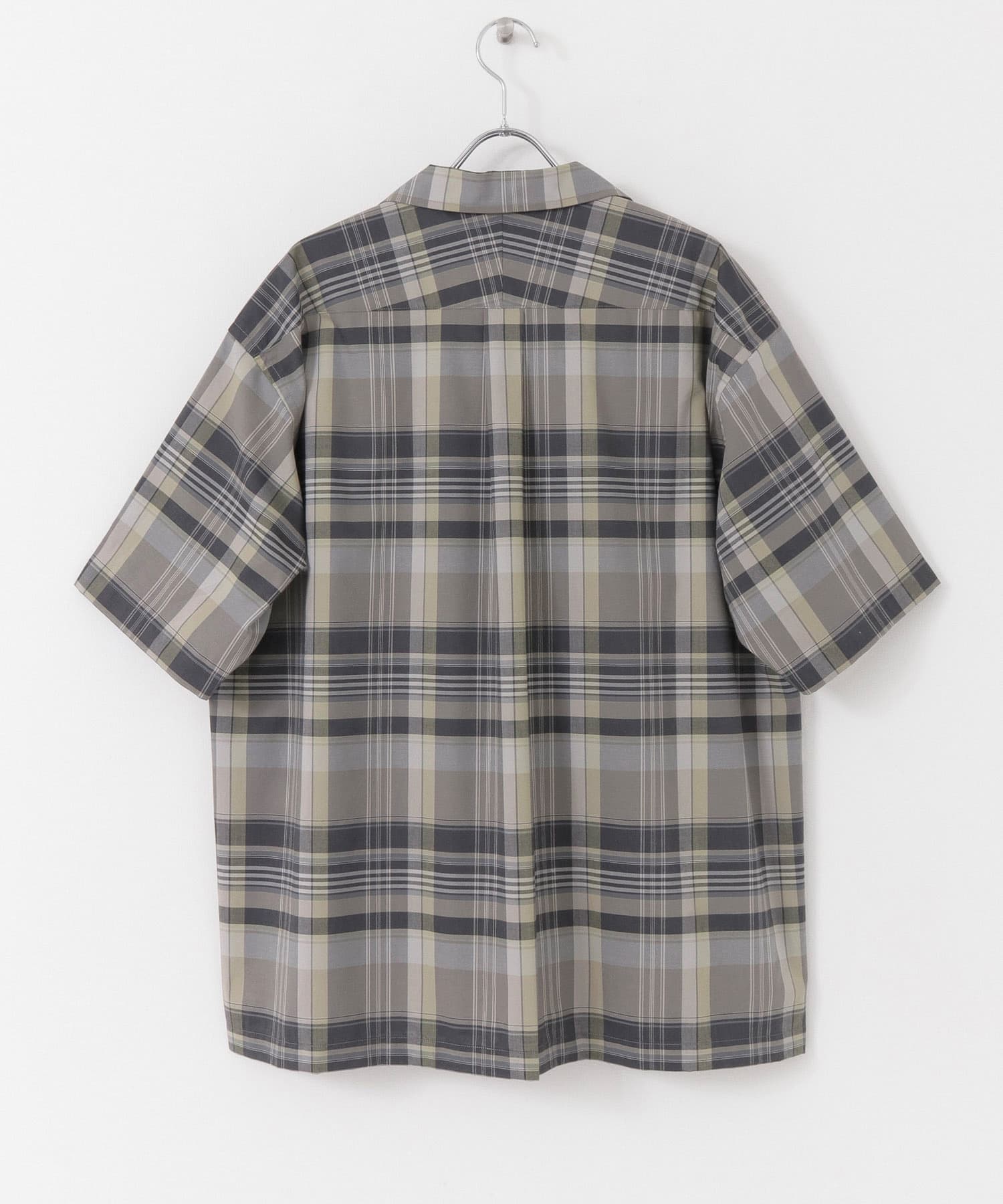 リラックスオープンカラーチェックシャツ CCL S