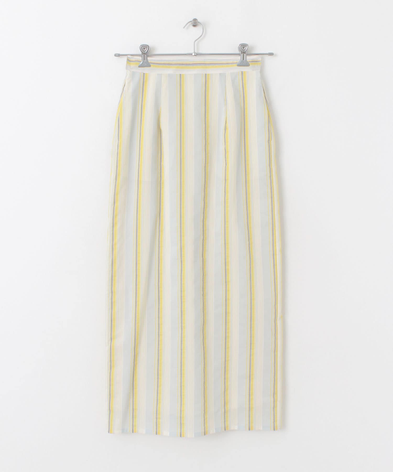 カラーストライプIラインスカート YELLOW 36
