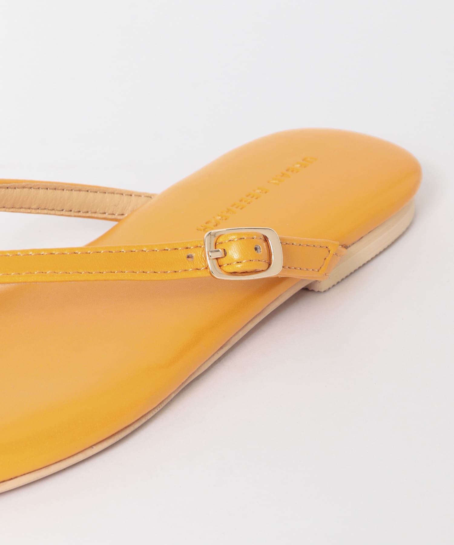 スクエアトゥトングサンダル ORANGE 36