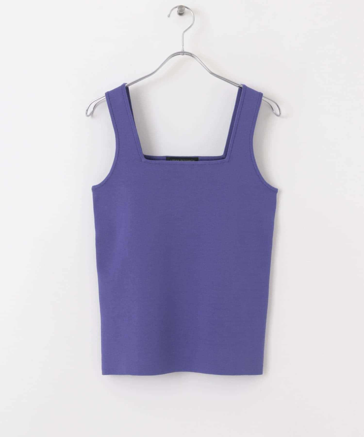 スクエアネックニットTOP VERY PERI FREE