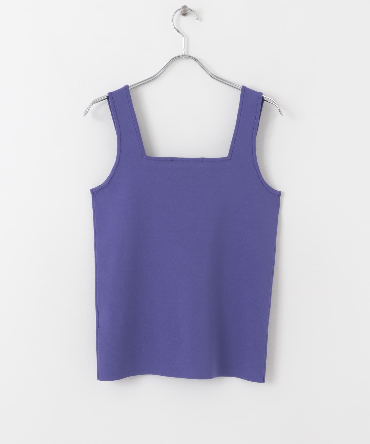 スクエアネックニットTOP VERY PERI FREE