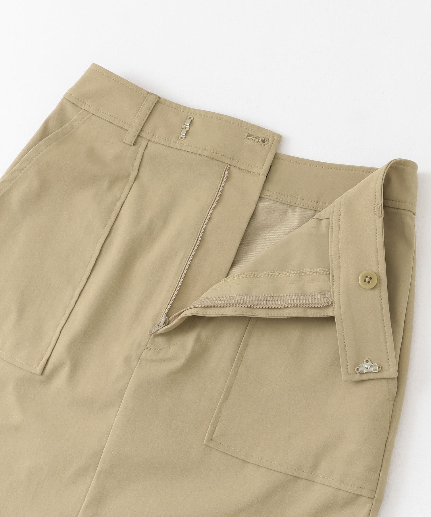 ストレッチツイルマーメイドスカート BEIGE 36