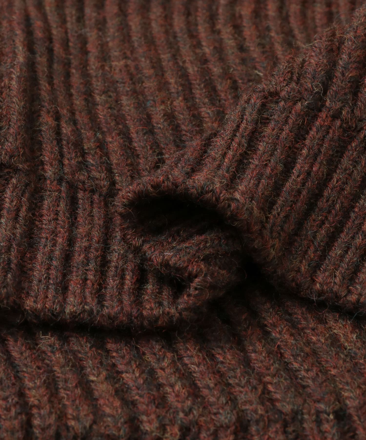 COSEI　5G両畦 CARDIGAN BROWN 2