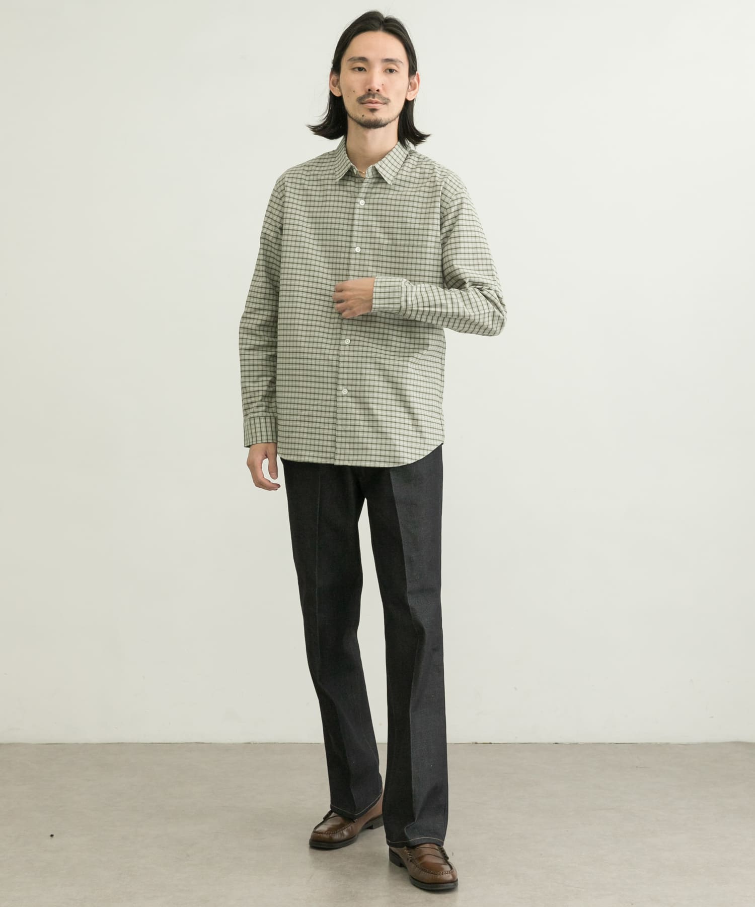 Brushed Regular FitShirts CHECK S