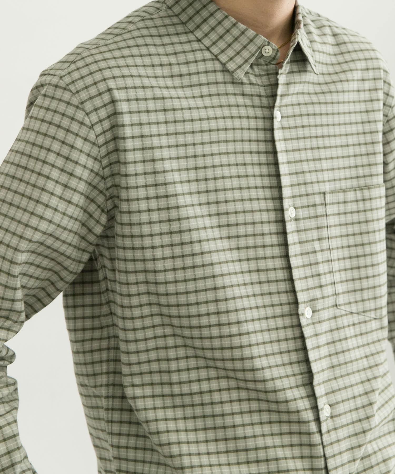 Brushed Regular FitShirts CHECK M