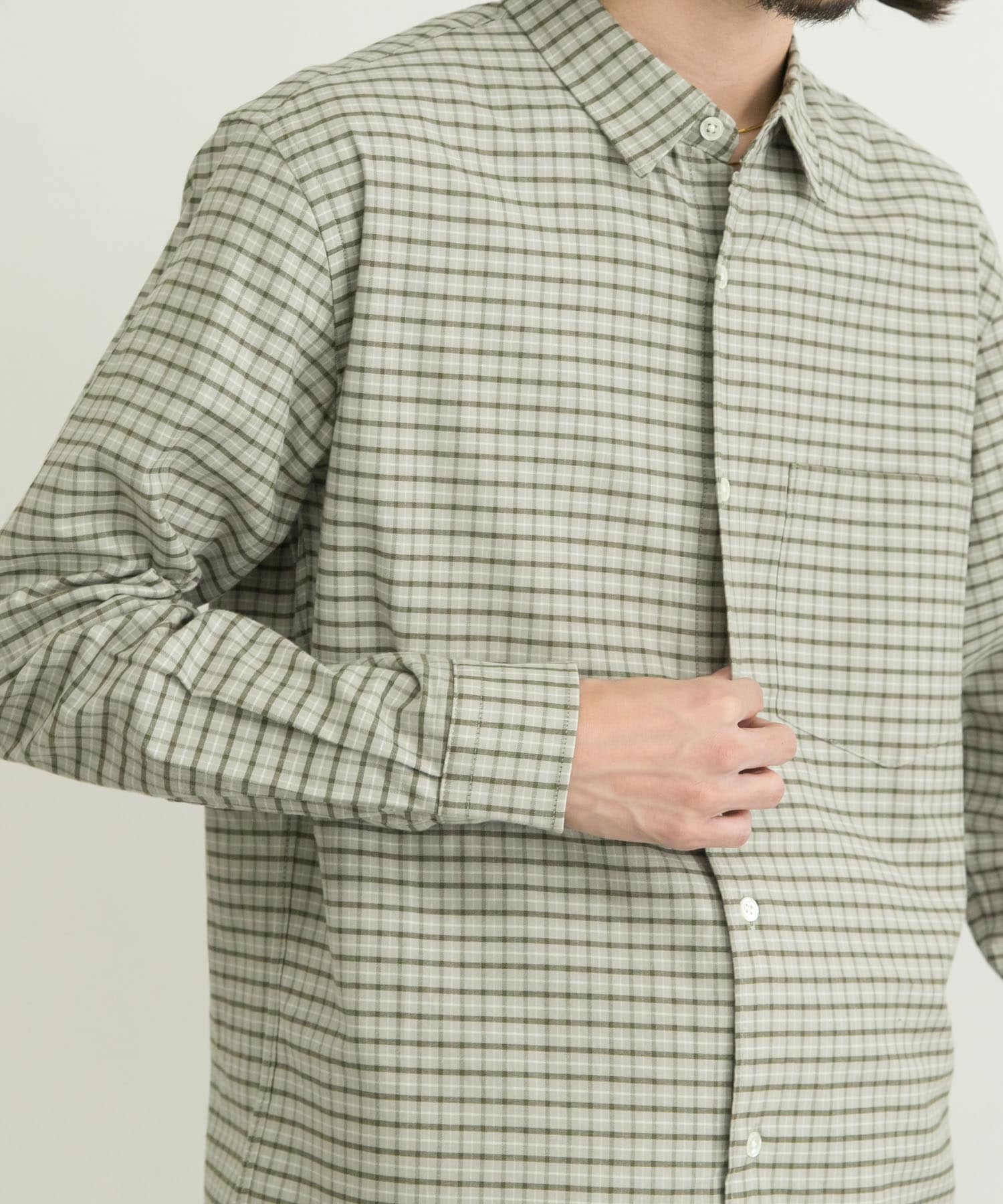 Brushed Regular FitShirts CHECK M