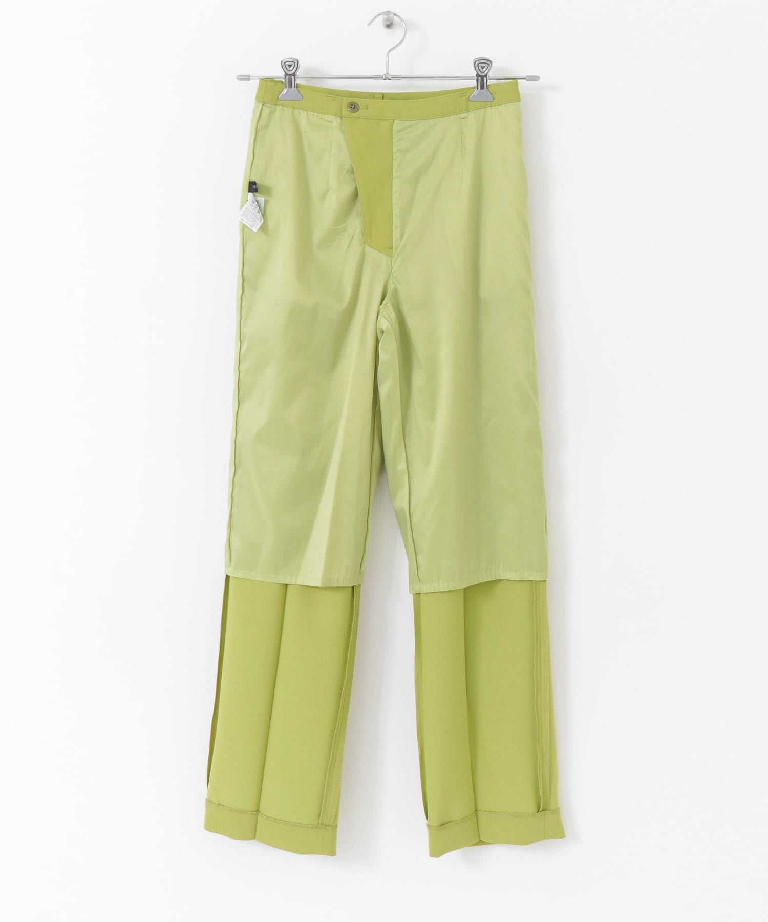 ストレッチストレートパンツ PISTACHIO 36