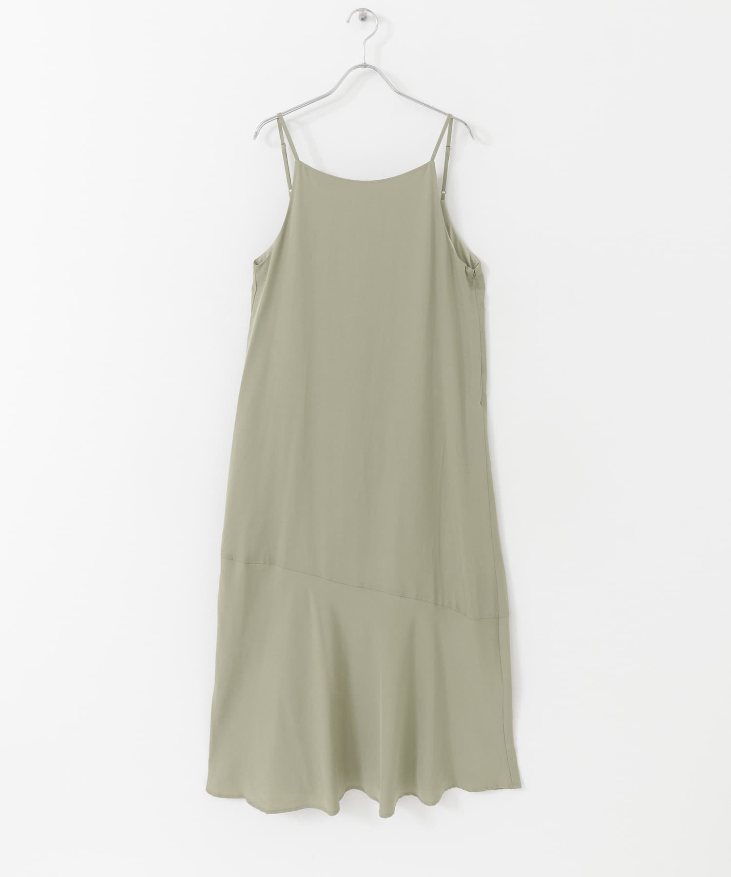 ヘム切替キャミワンピース SAND BEIGE FREE