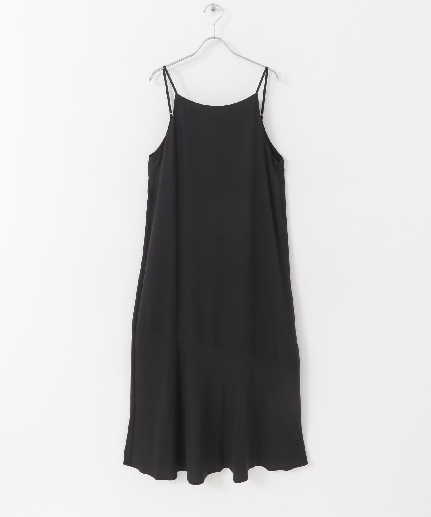 ヘム切替キャミワンピース BLACK FREE
