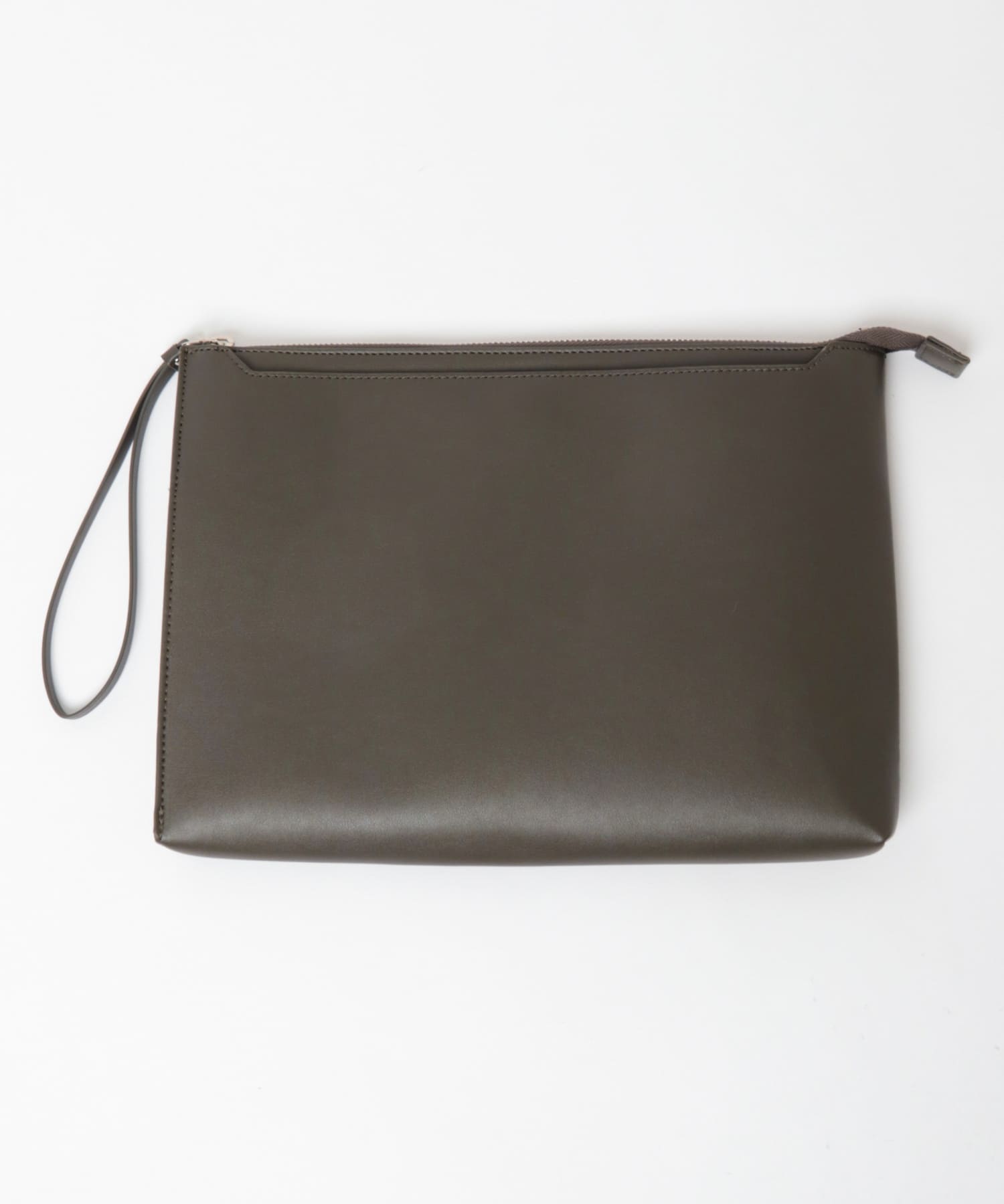 PUレザークラッチバッグ CHARCOAL FREE