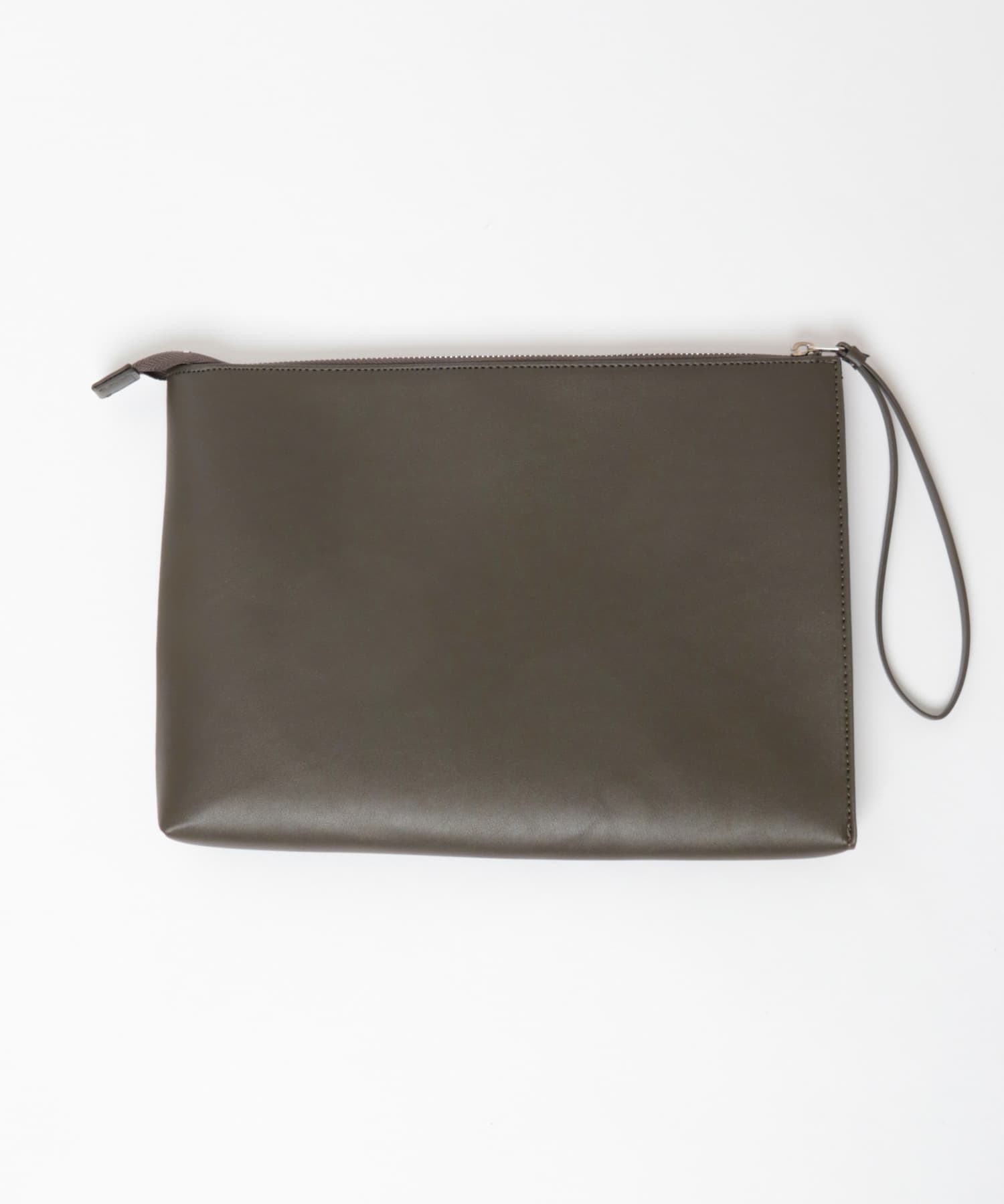 PUレザークラッチバッグ CHARCOAL FREE