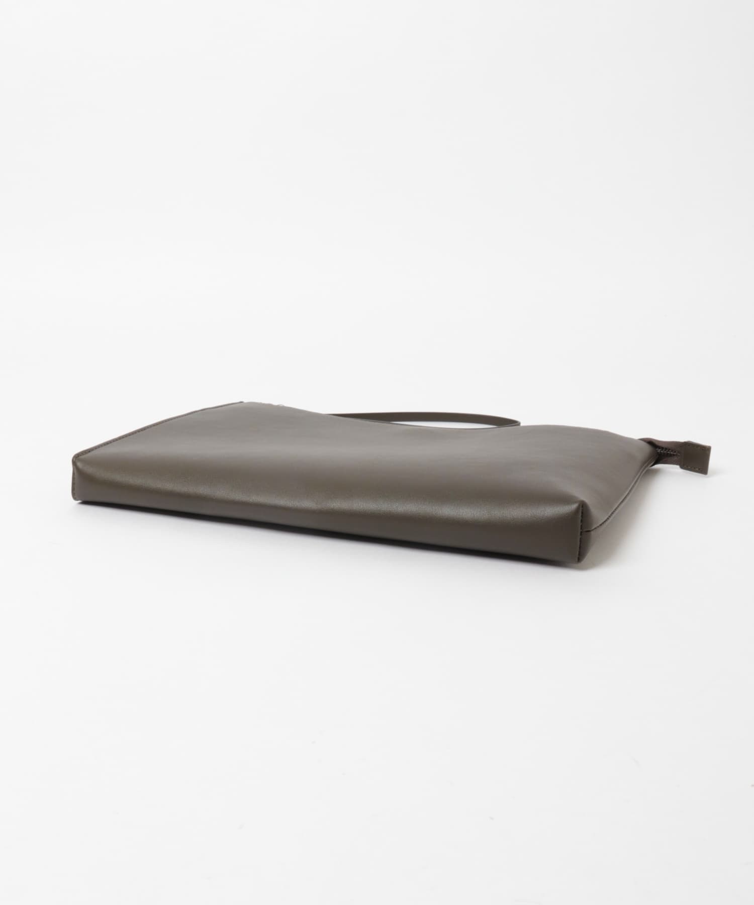 PUレザークラッチバッグ CHARCOAL FREE